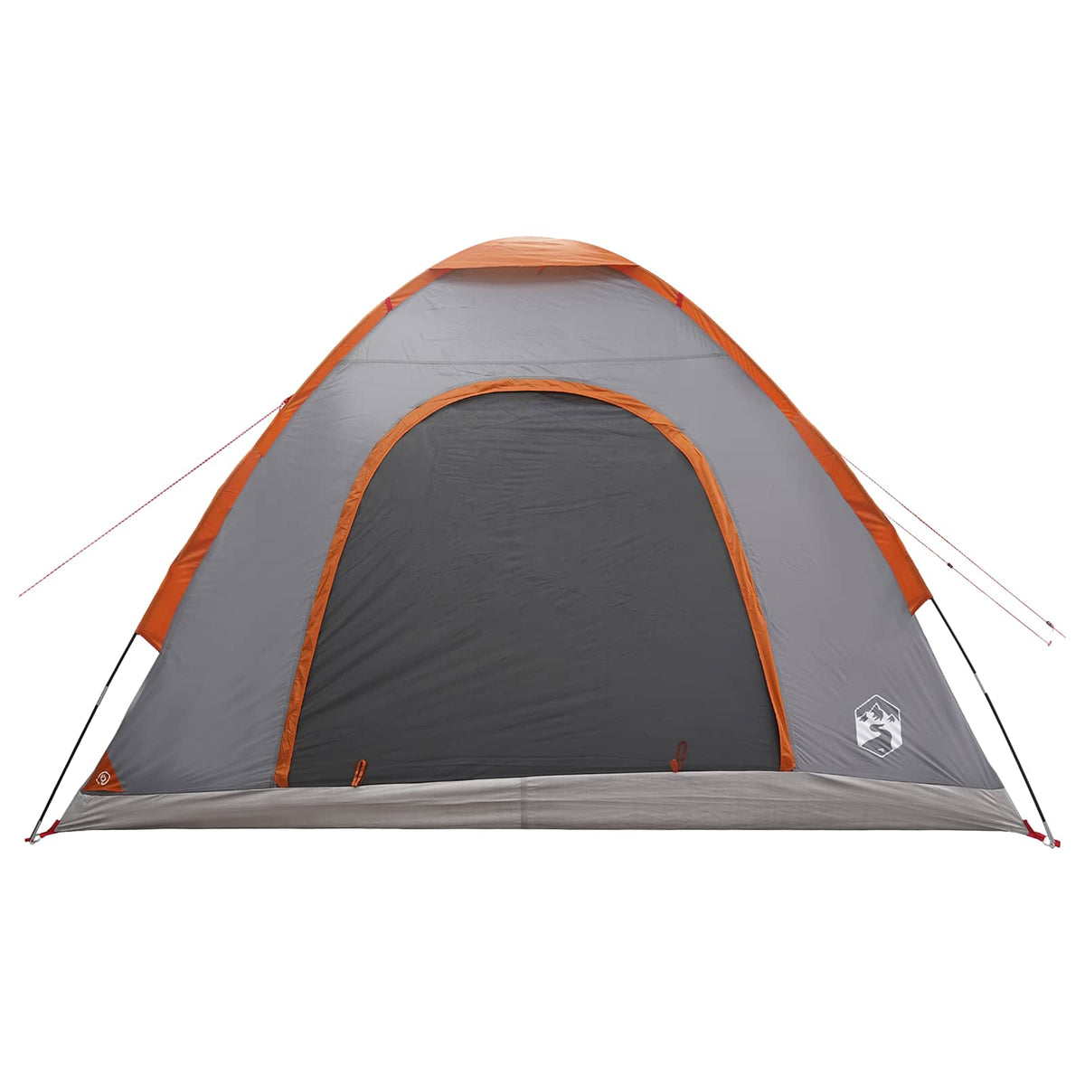 Camping telt 4-personers Grå og orange