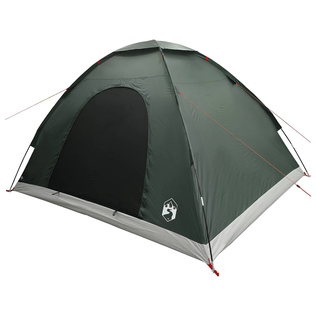 Camping telt 4-personers Army Grøn