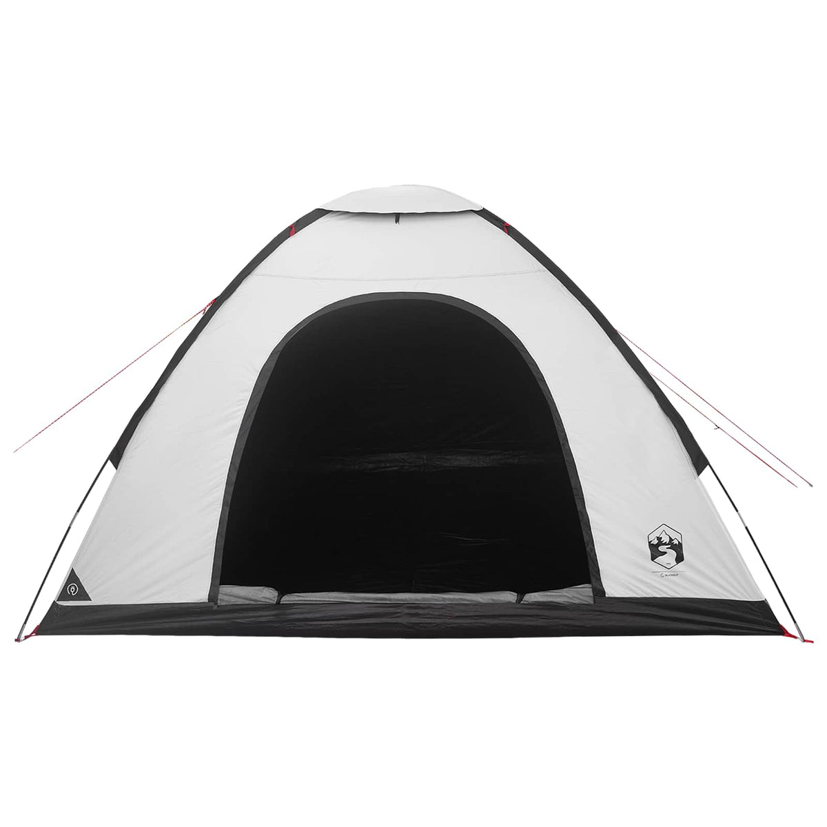 Camping telt 4-personers Hvid Blackout