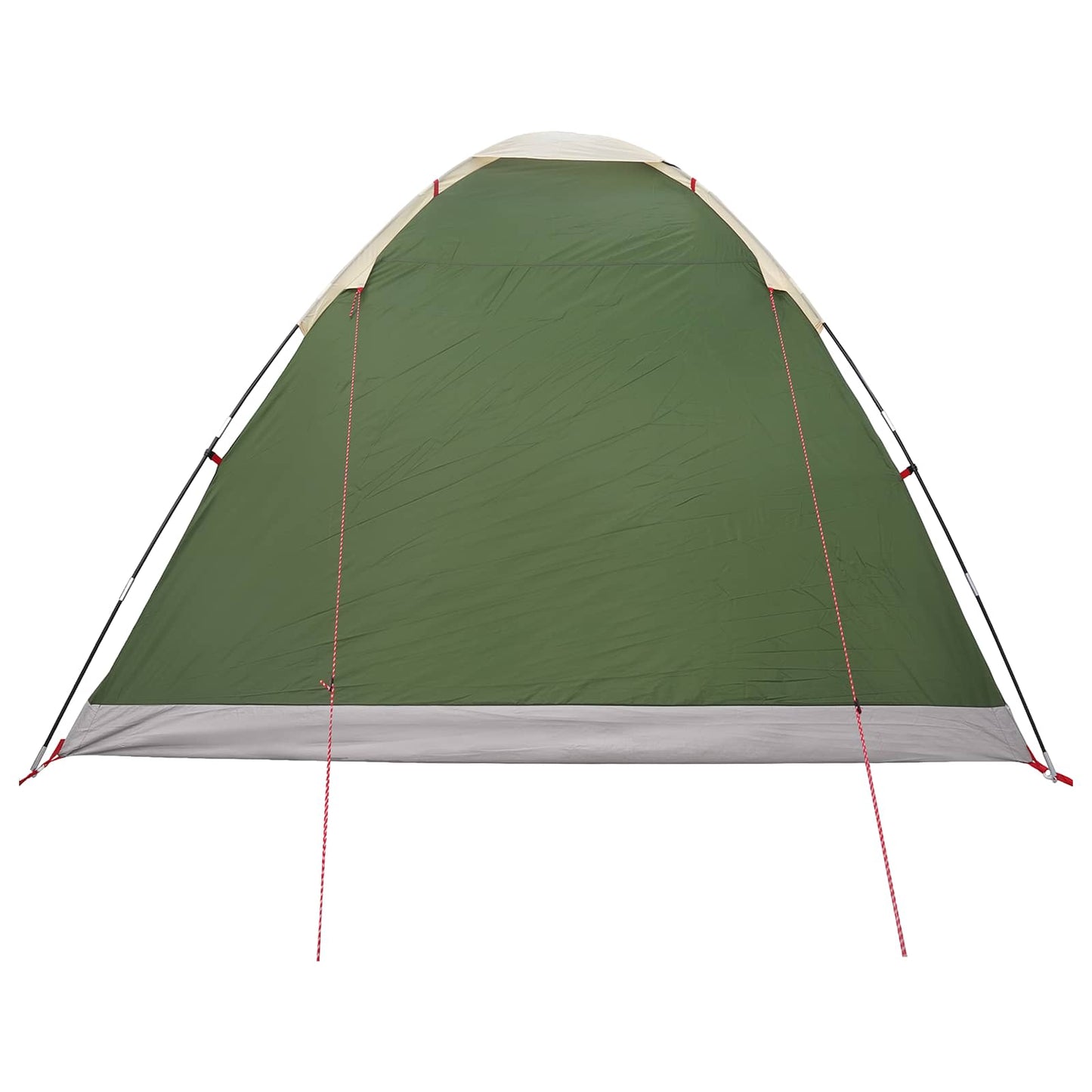 Camping telt 6-personers Grøn 185T Polyester med PU belægning