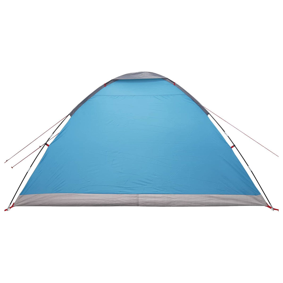 Camping telt 6-personers Blå 185T Polyester med PU belægning