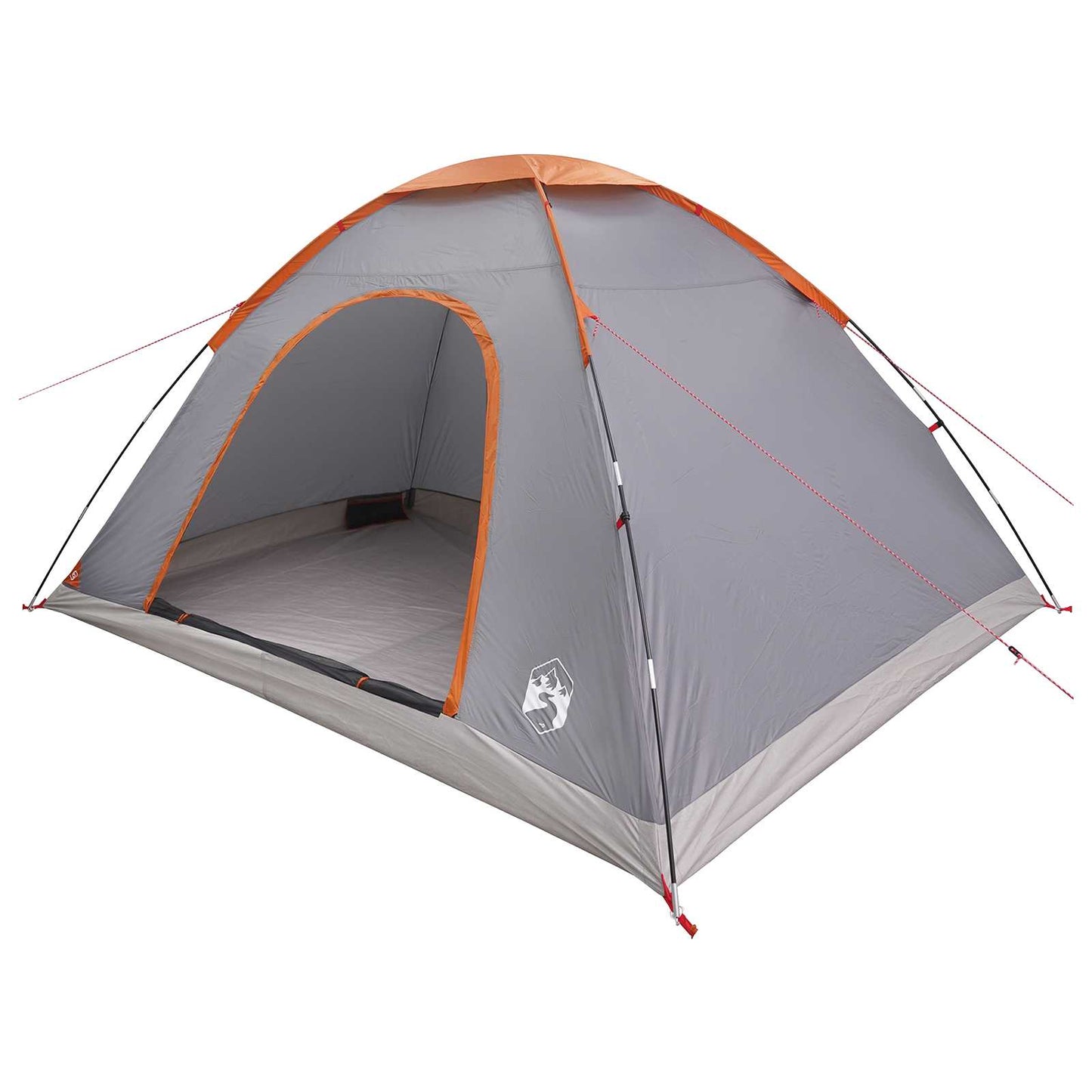 Camping telt 6-personers Grå og orange
