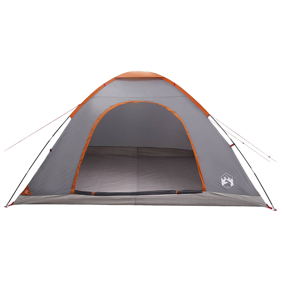 Camping telt 6-personers Grå og orange
