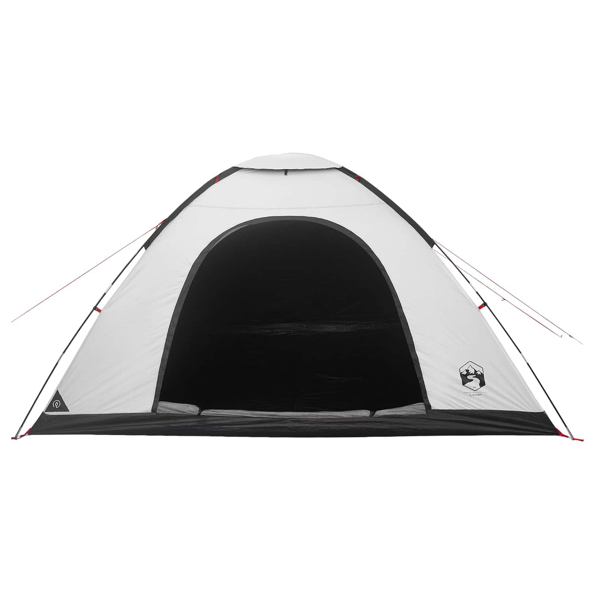 Camping telt 6-personers Hvid Blackout