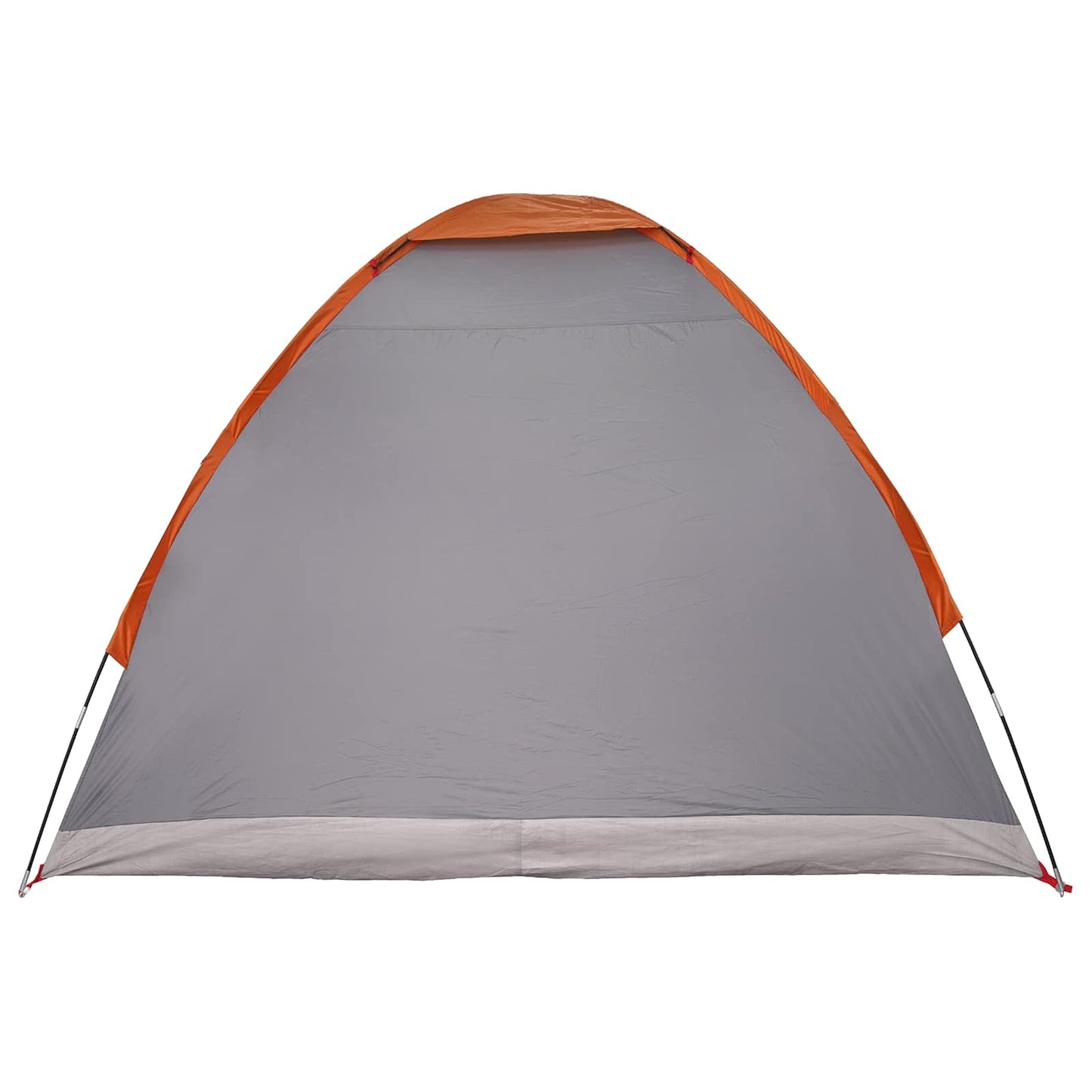 Camping telt 2-personers Grå og orange Polyester og Stål