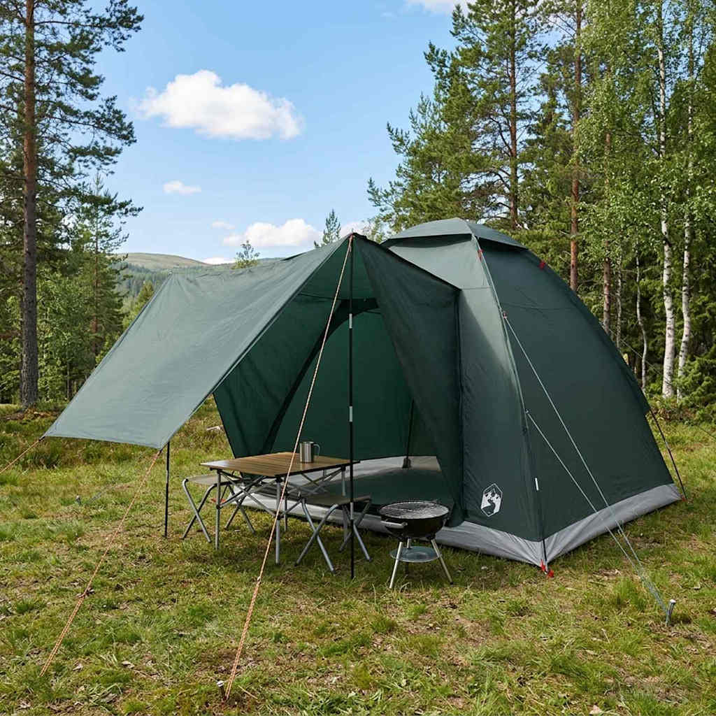 Camping telt 2-personers Army Grøn Polyester og Stål