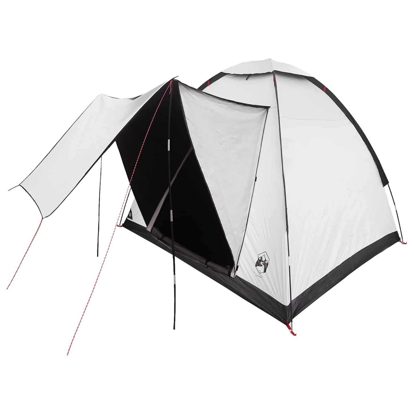 Camping telt 2-personers Hvid Blackout Polyester og Stål