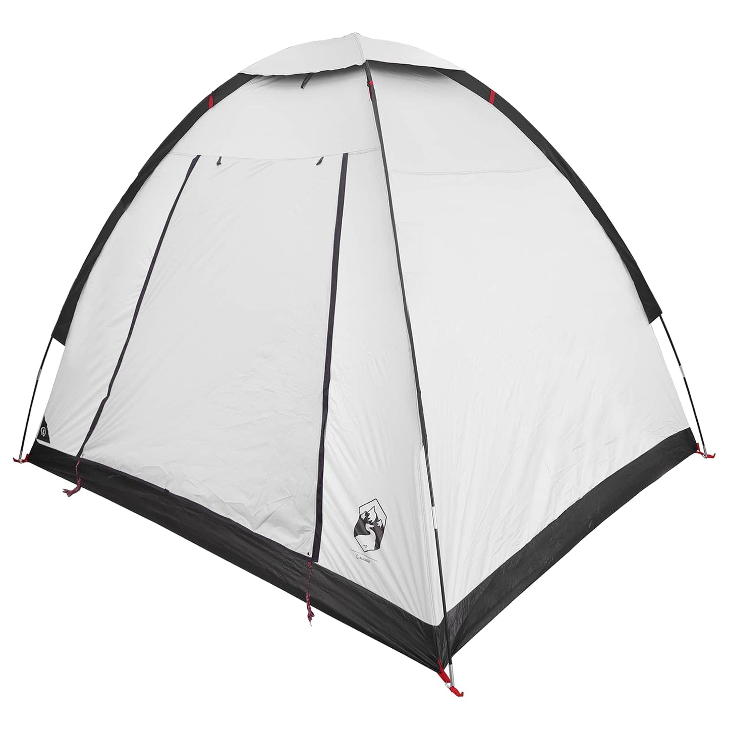 Camping telt 2-personers Hvid Blackout Polyester og Stål