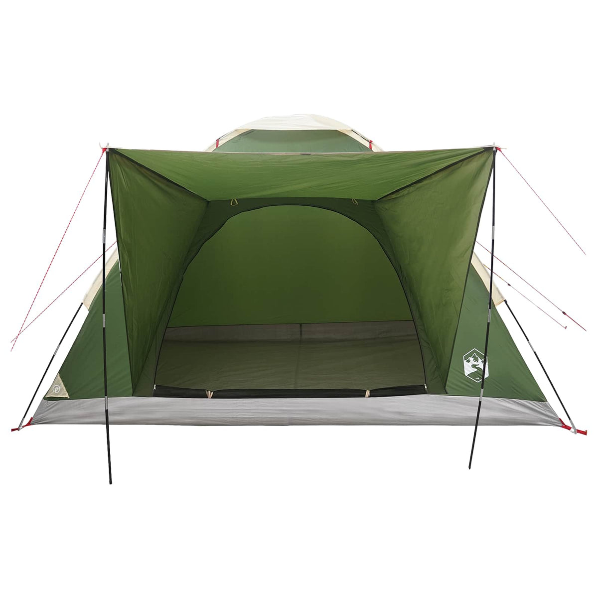 Camping telt 4-personers Grøn Polyester og Stål