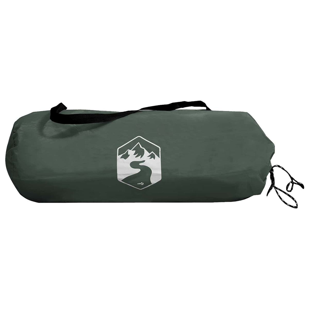 Camping telt 4-personers Army Grøn Polyester og Stål