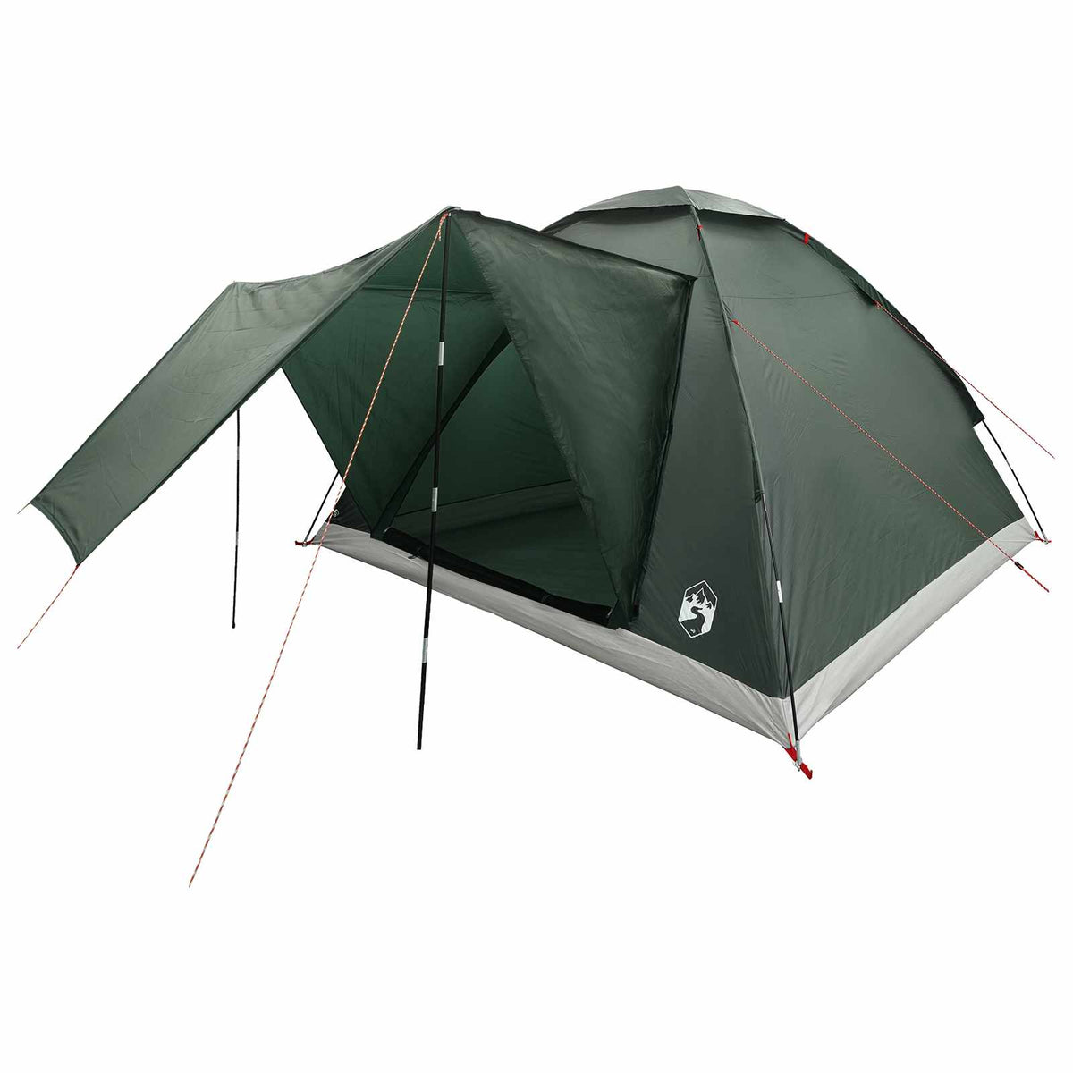 Camping telt 4-personers Army Grøn Polyester og Stål