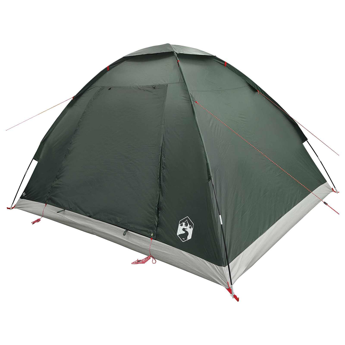 Camping telt 4-personers Army Grøn Polyester og Stål