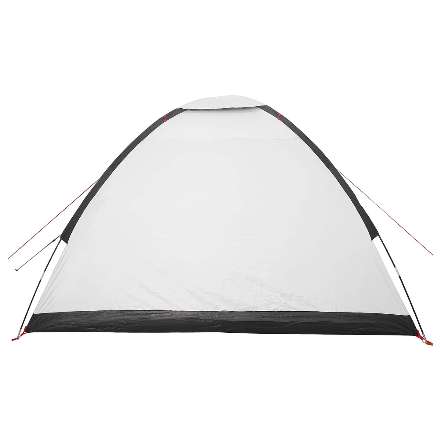 Camping telt 4-personers Hvid Blackout Polyester og Stål