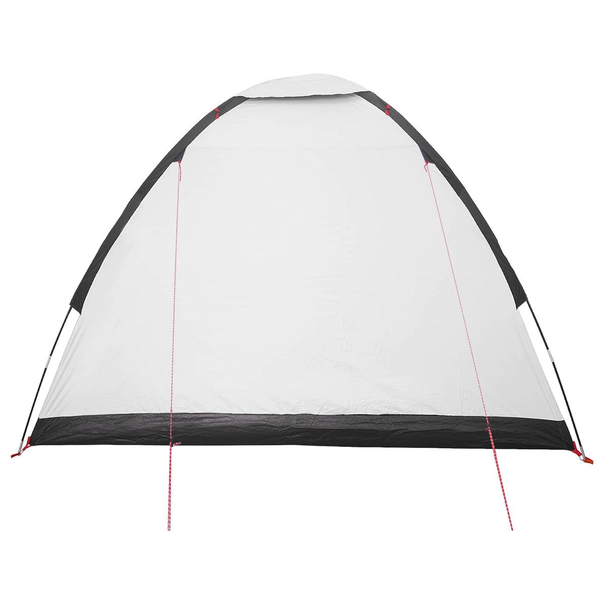 Camping telt 4-personers Hvid Blackout Polyester og Stål