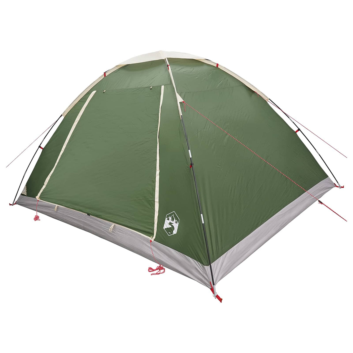 Camping telt 6-personers Grøn Polyester og Stål