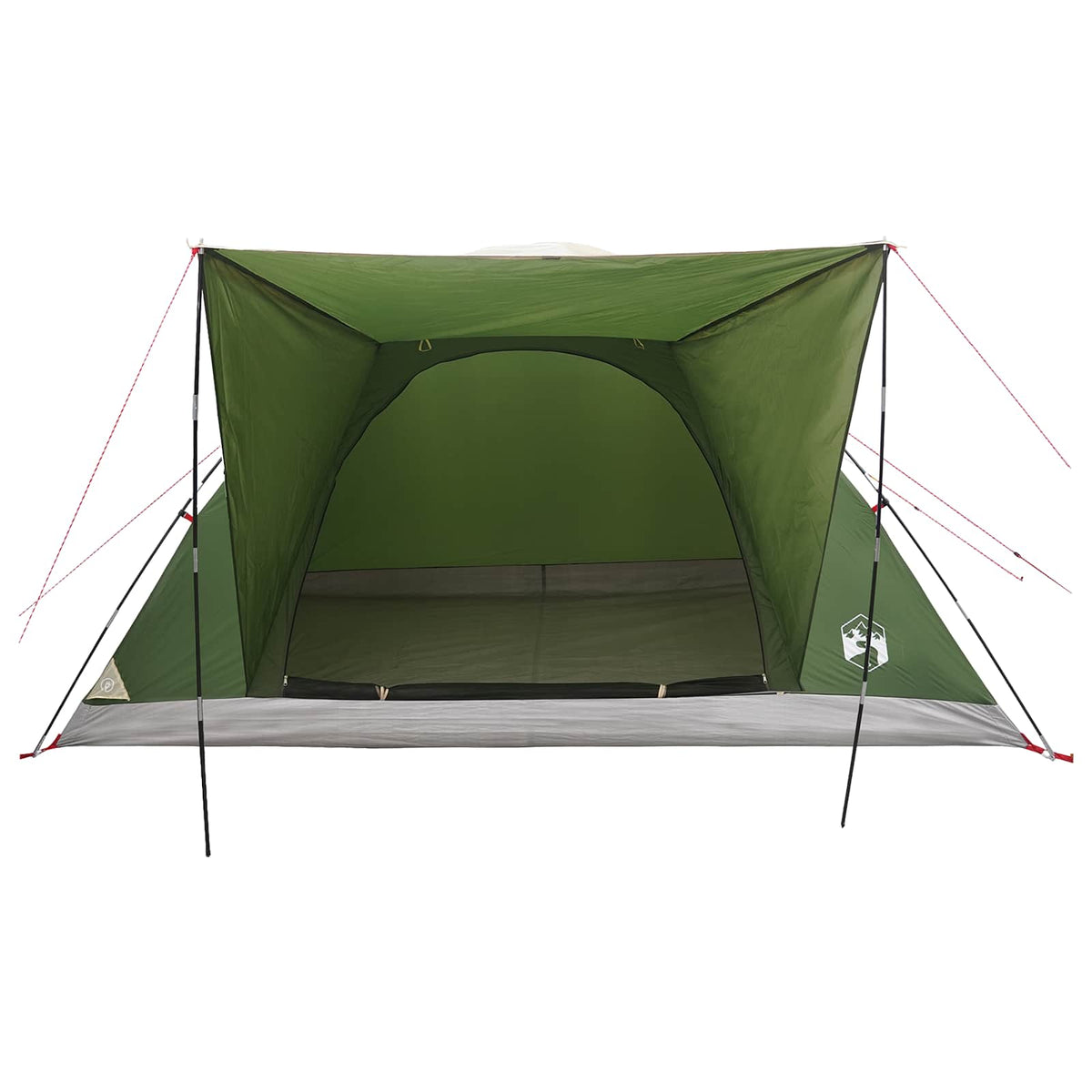 Camping telt 6-personers Grøn Polyester og Stål
