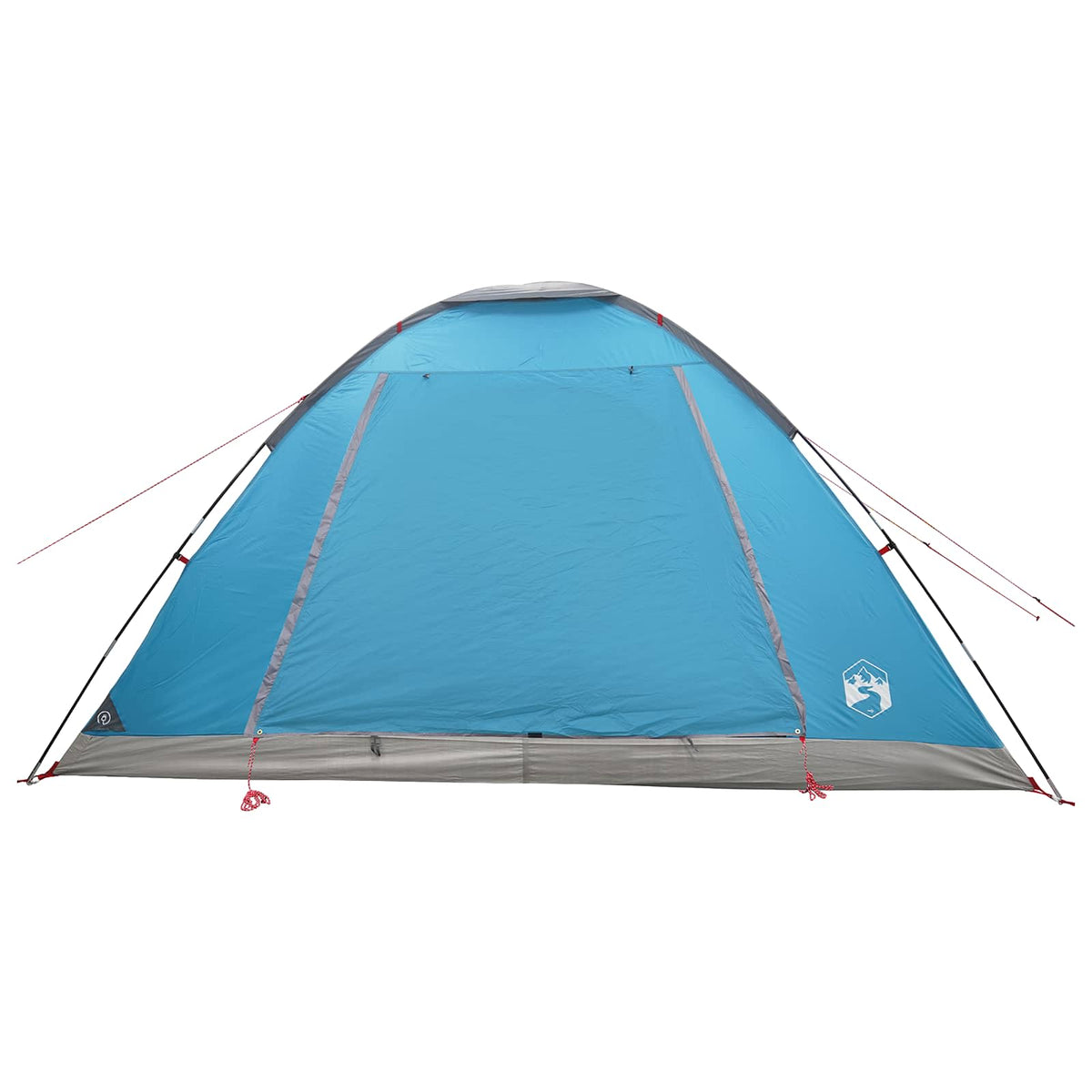 Camping telt 6-personers Blå Polyester og Stål