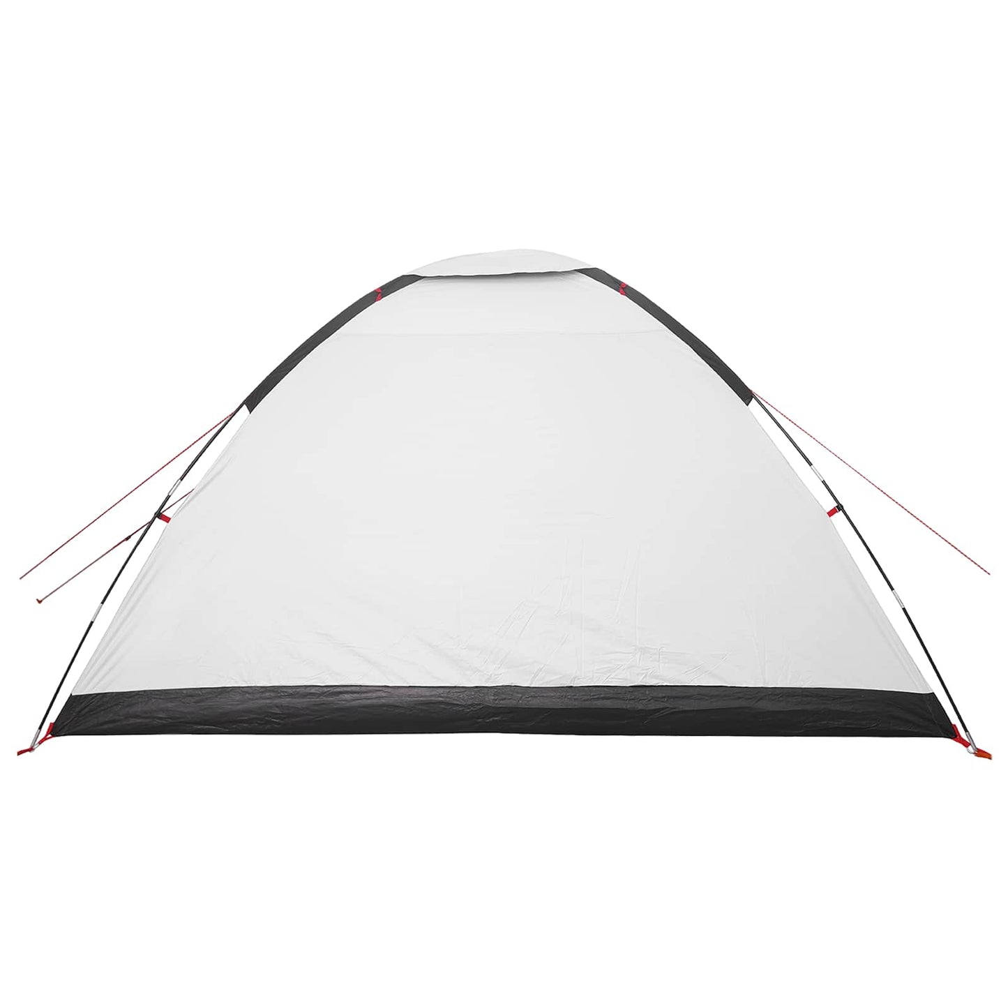 Camping telt 6-personers Hvid Blackout Polyester og Stål