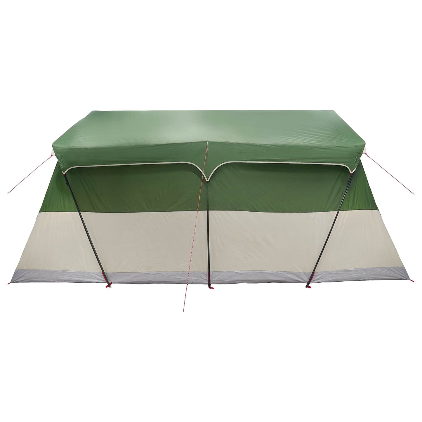 Familietelt 487 x 340 x 216 cm Grøn Polyester og Stål