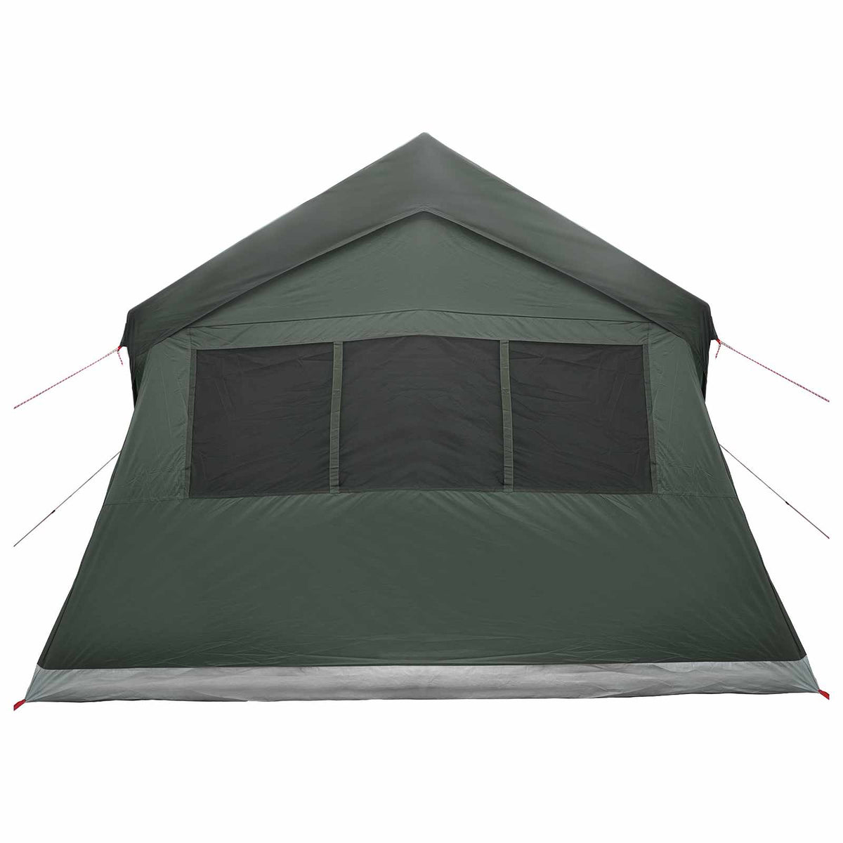 Familietelt 487 x 340 x 216 cm Army Grøn Polyester og Stål