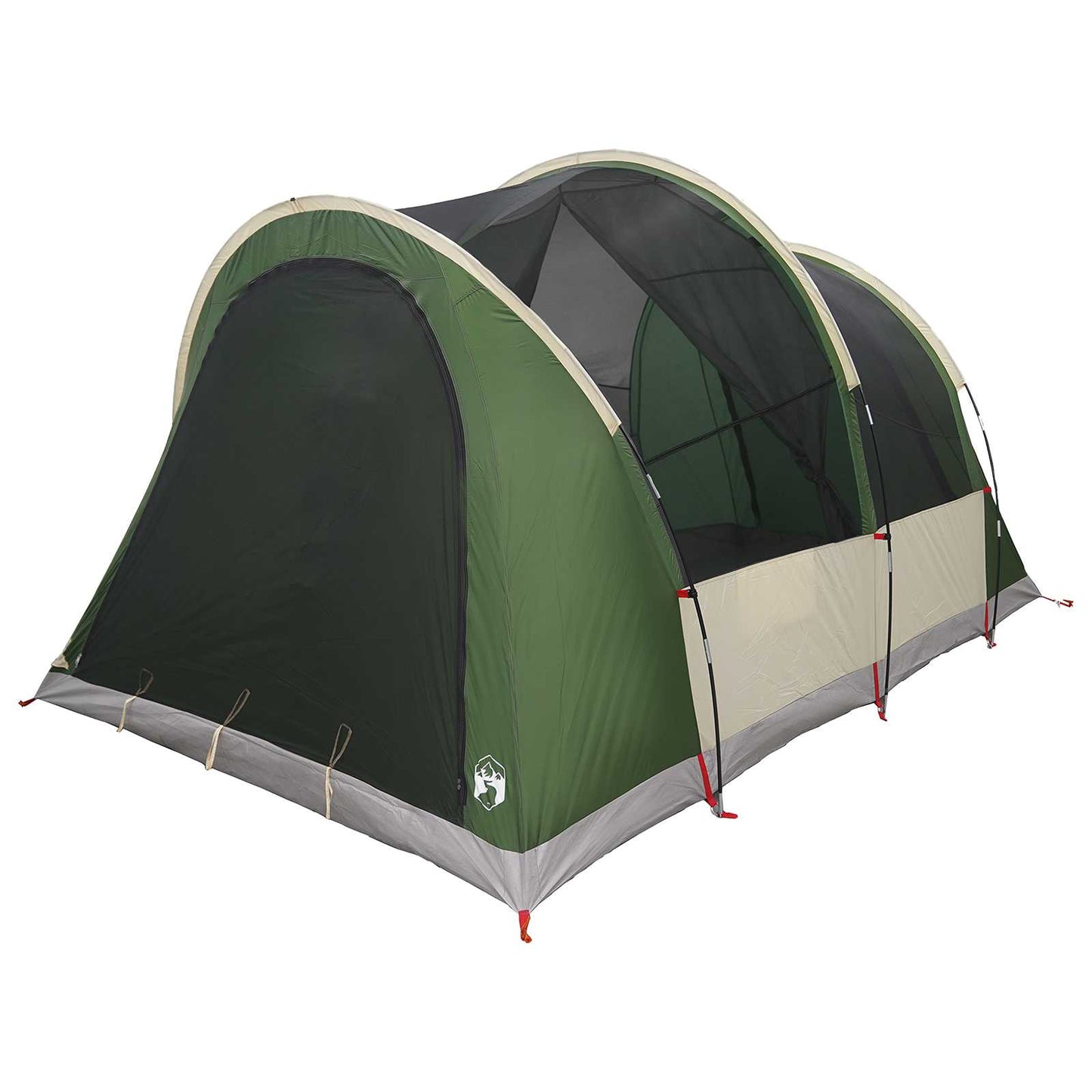 Tunneltelt 370 x 275 x 210 cm Grøn Polyester og Stål