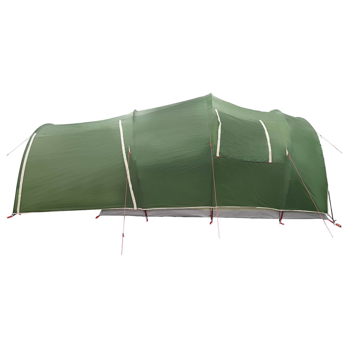 Tunneltelt 370 x 275 x 210 cm Grøn Polyester og Stål