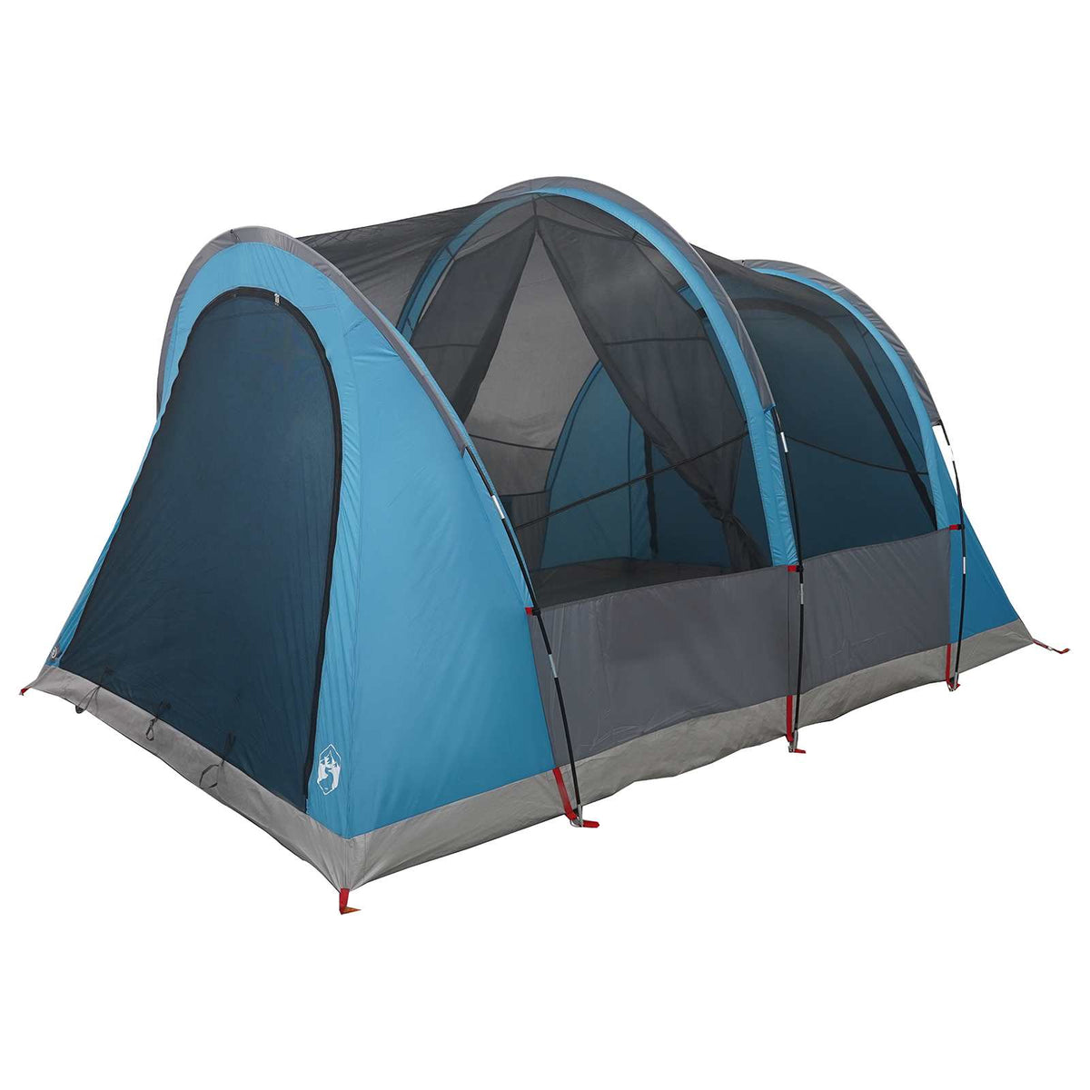 Tunneltelt 370 x 275 x 210 cm Blå Polyester og Stål