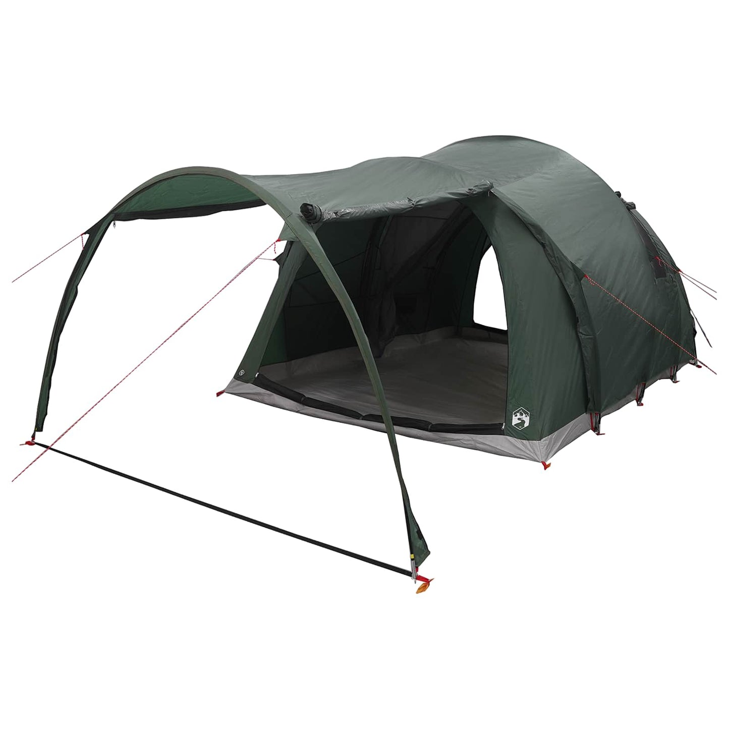 Tunneltelt 370 x 275 x 210 cm Army Grøn Polyester og Stål