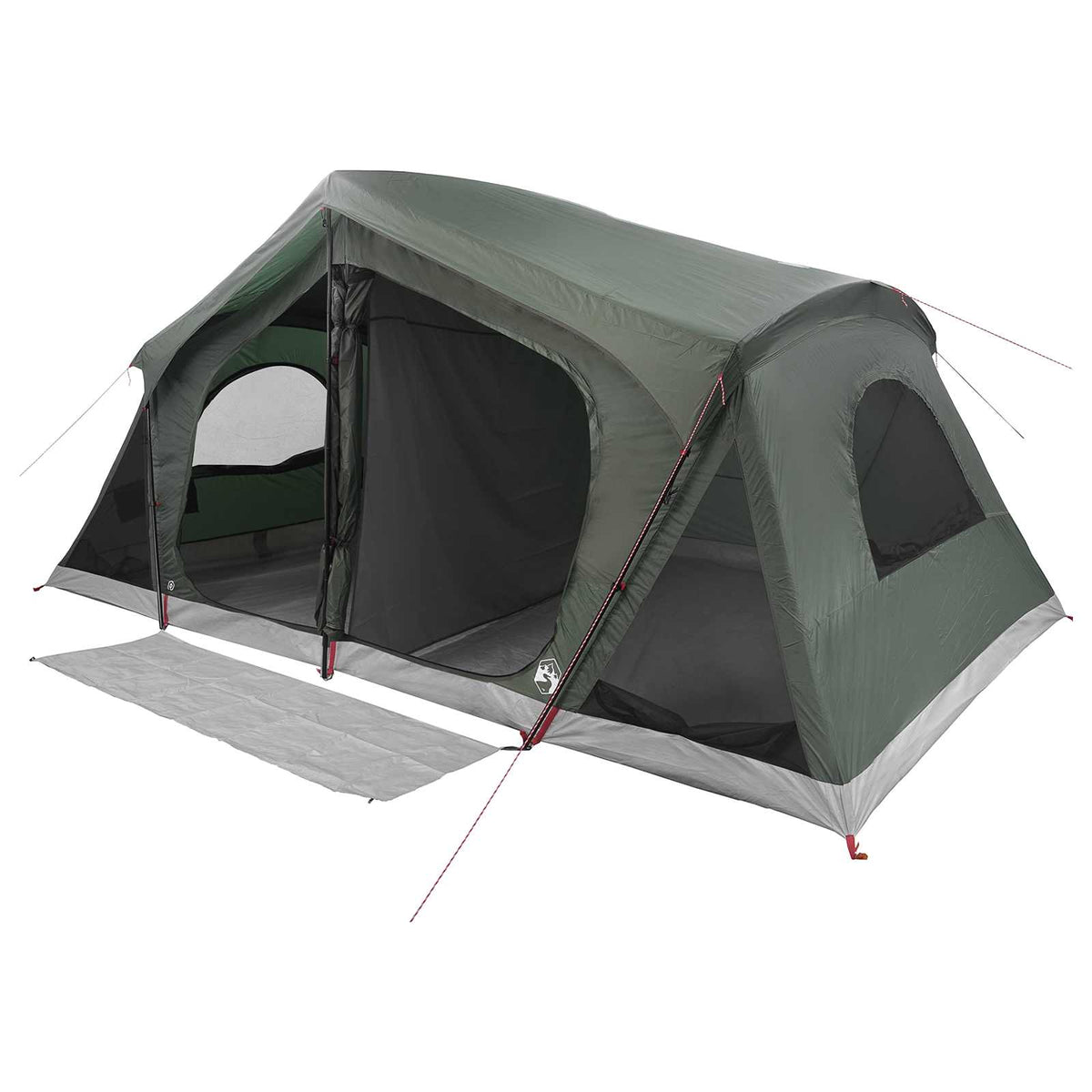 Hyttetelt Army Grøn 480 x 273 x 205 cm Polyester og Stål
