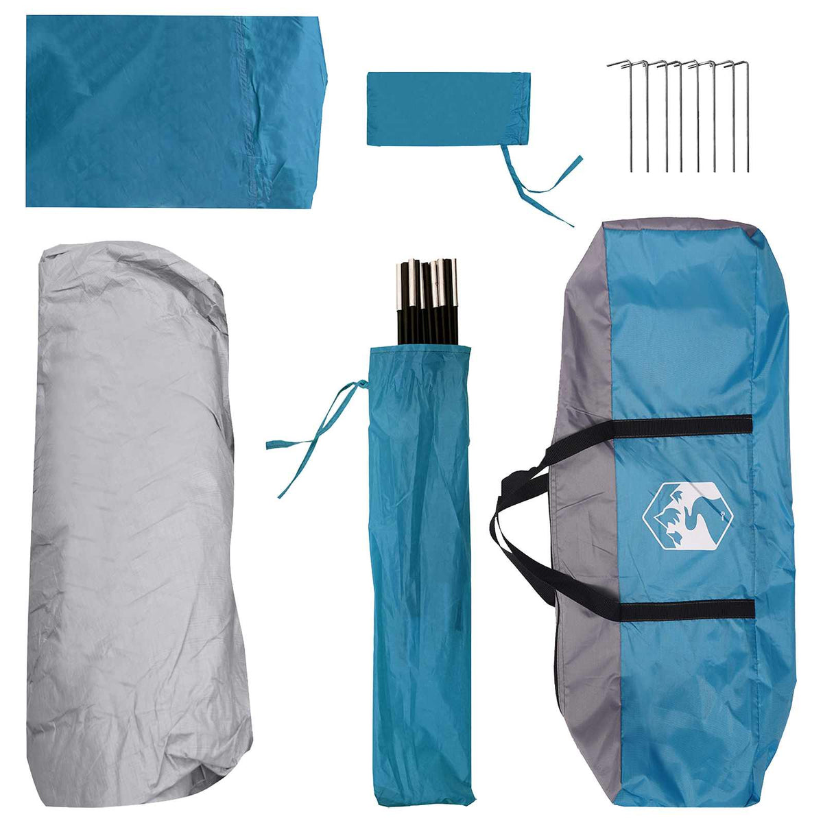 Øjeblikkeligt Telt Blå 305 x 215 x 140 cm Polyester og Stål
