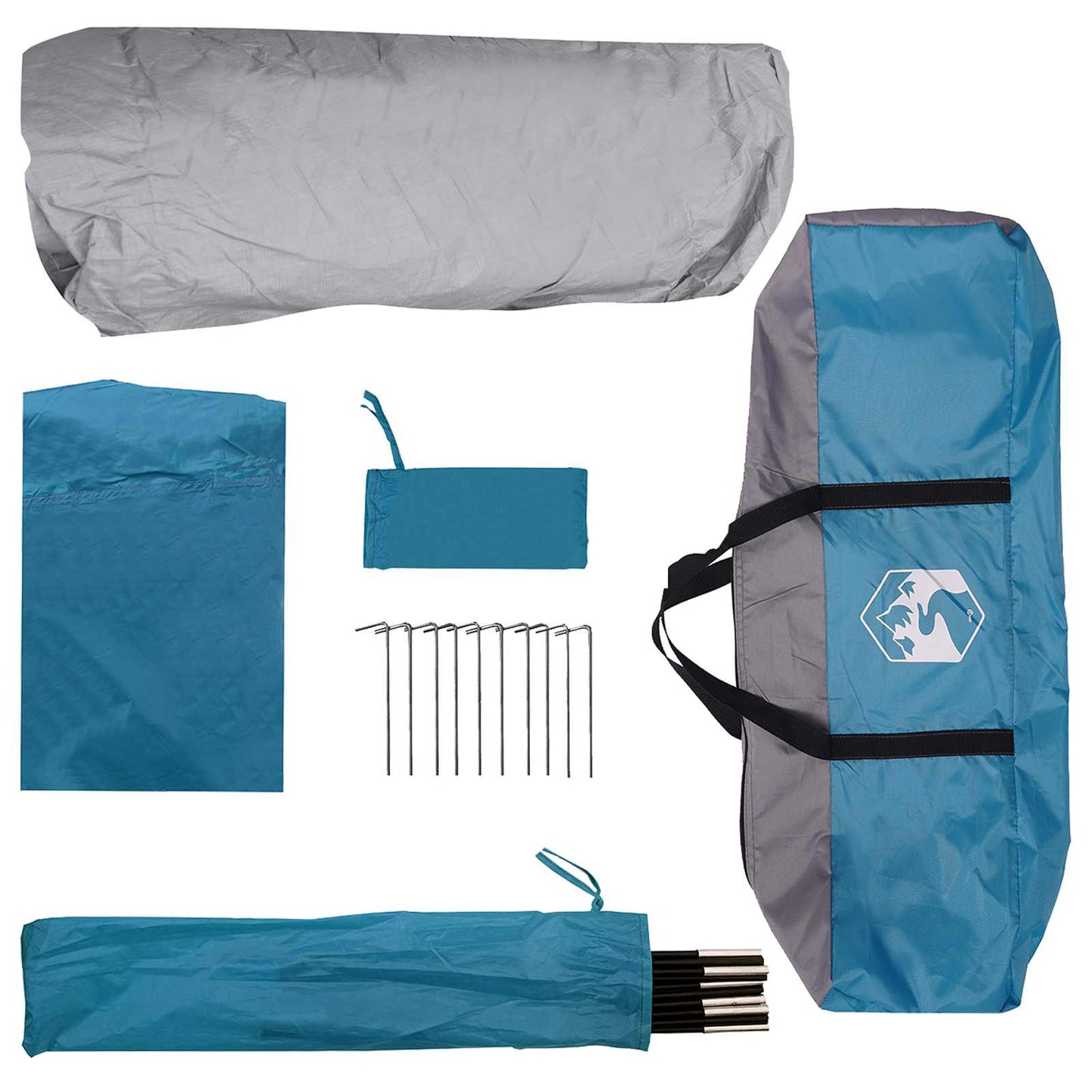 Øjeblikkeligt Telt Blå 305 x 275 x 190 cm Polyester og Stål