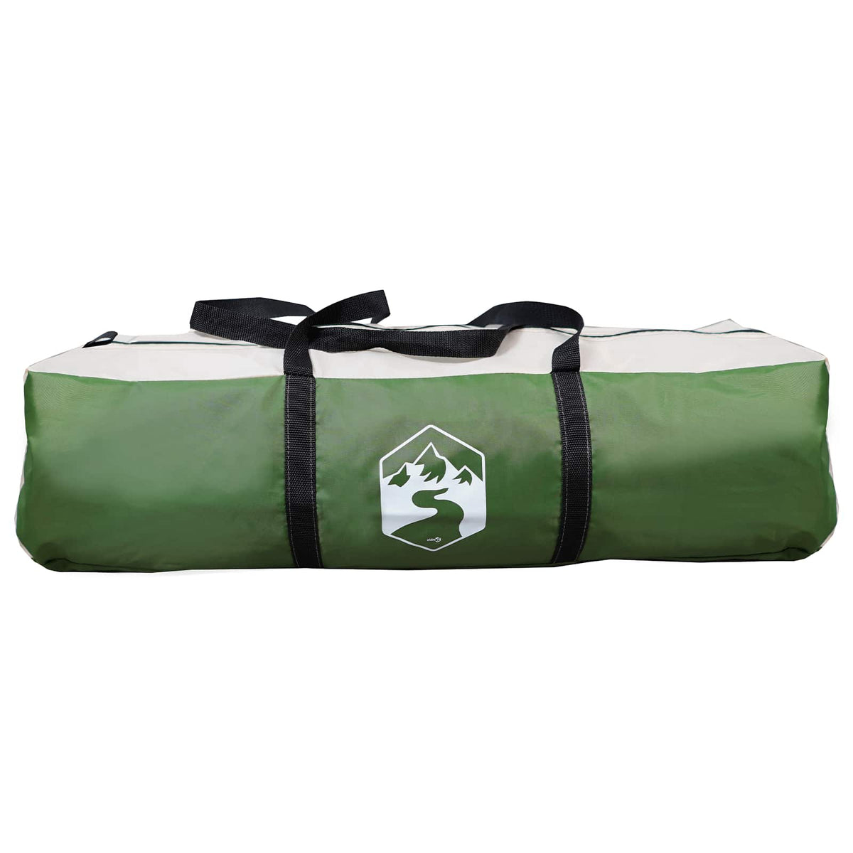 Øjeblikkeligt Telt Grøn 365 x 380 x 200 cm Polyester og Stål