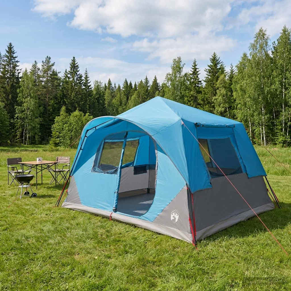 Øjeblikkeligt Telt Blå 365 x 380 x 200 cm Polyester og Stål