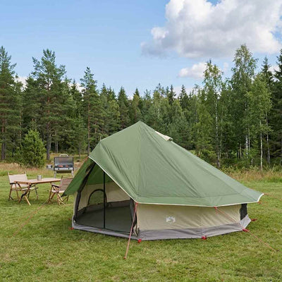 Tipi telt 18-personers Grøn Polyester og Stål