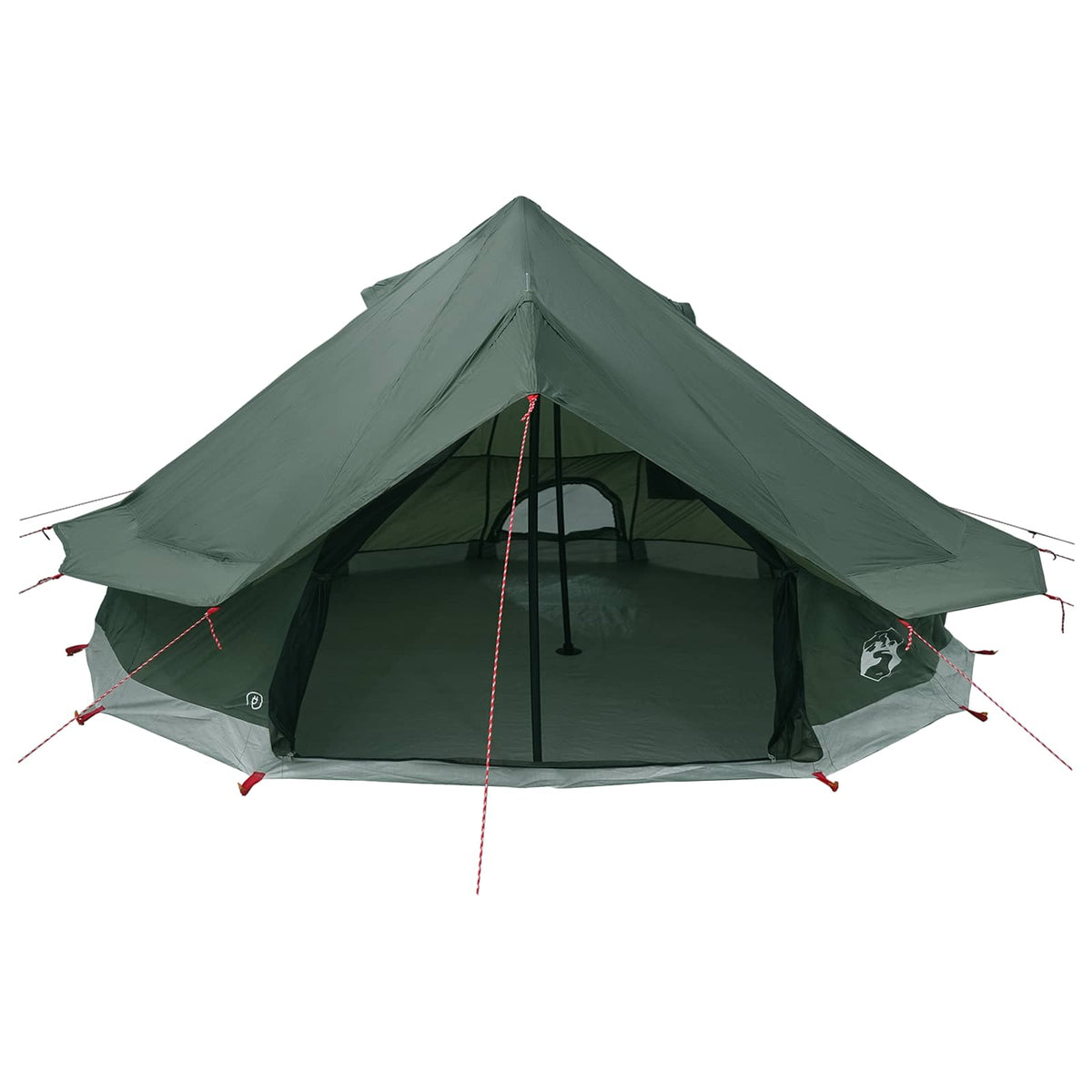 Tipi telt 18-personers Army Grøn Polyester og Stål