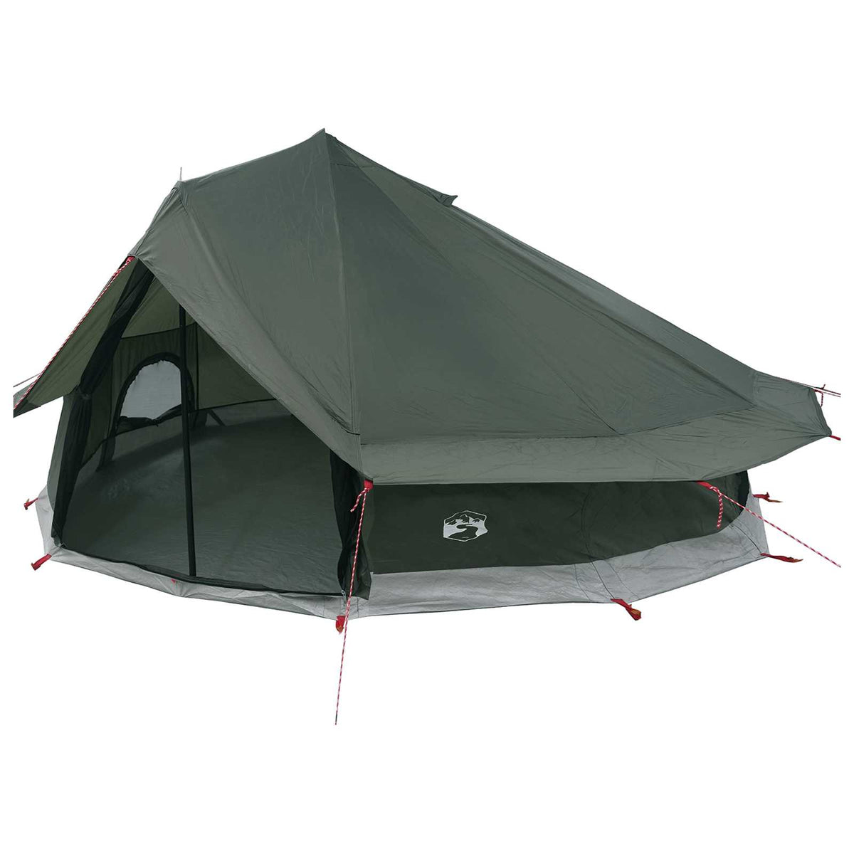 Tipi telt 20-personers Army Grøn Polyester og Stål
