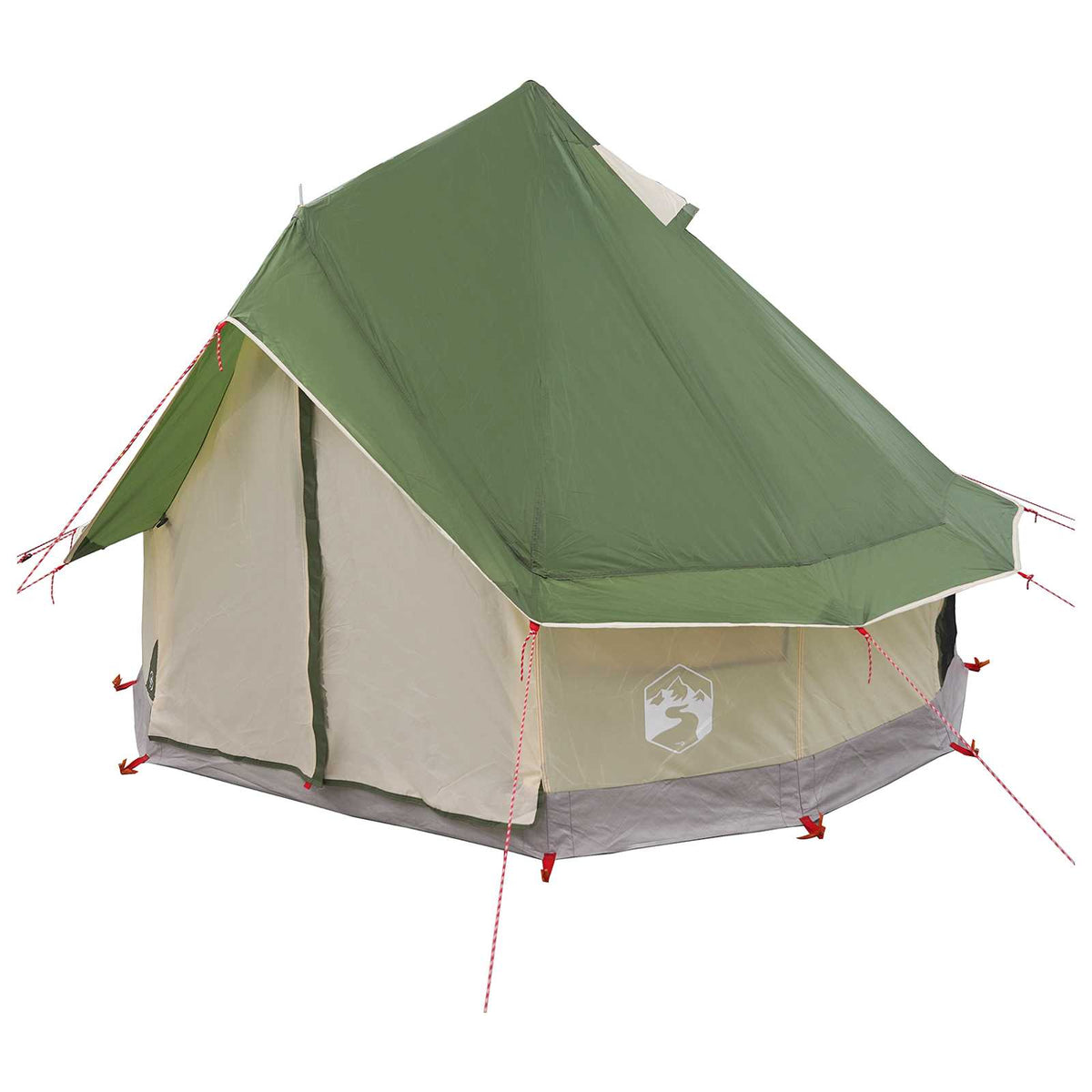 Tipi telt 4-personers Grøn Polyester og Stål