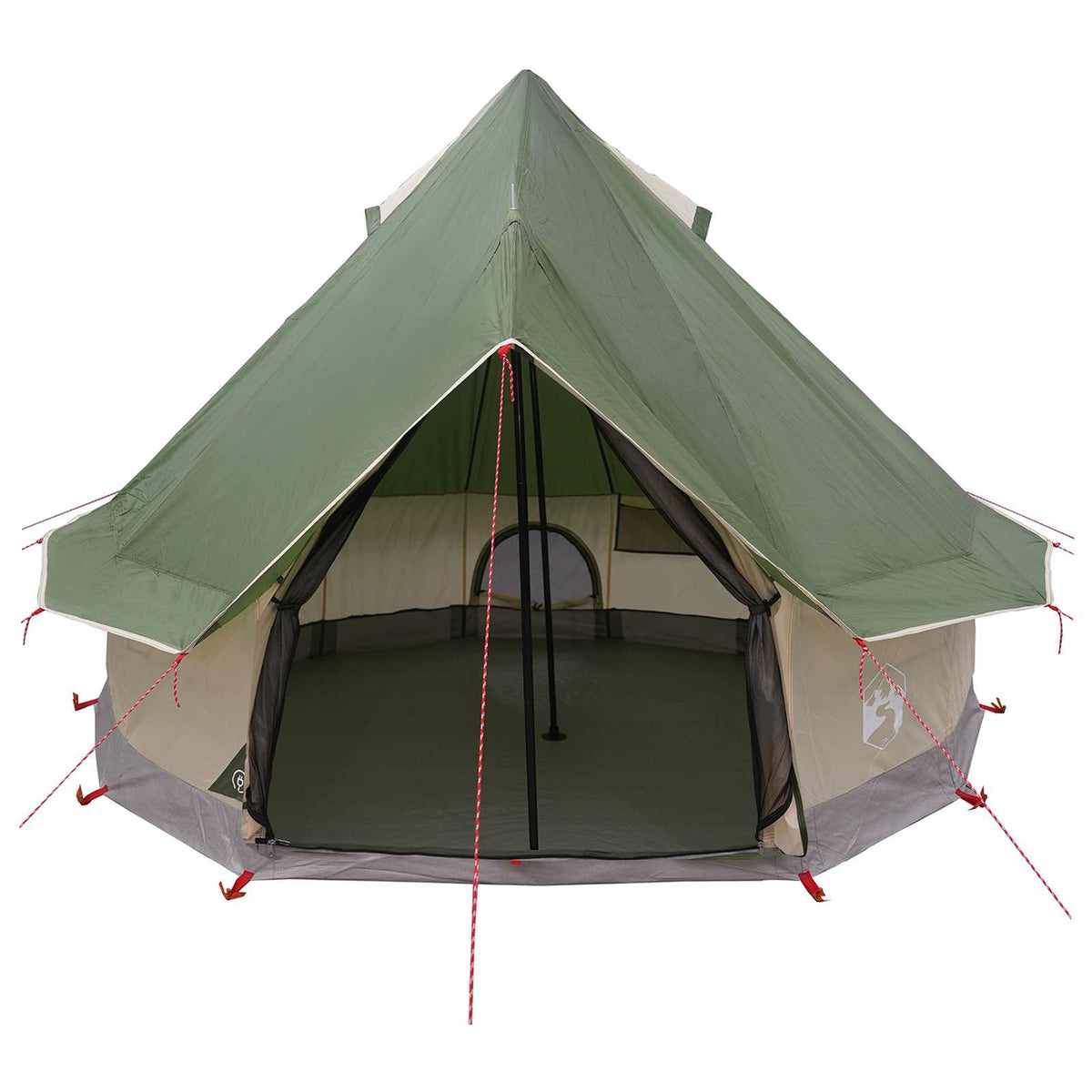 Tipi telt 4-personers Grøn Polyester og Stål