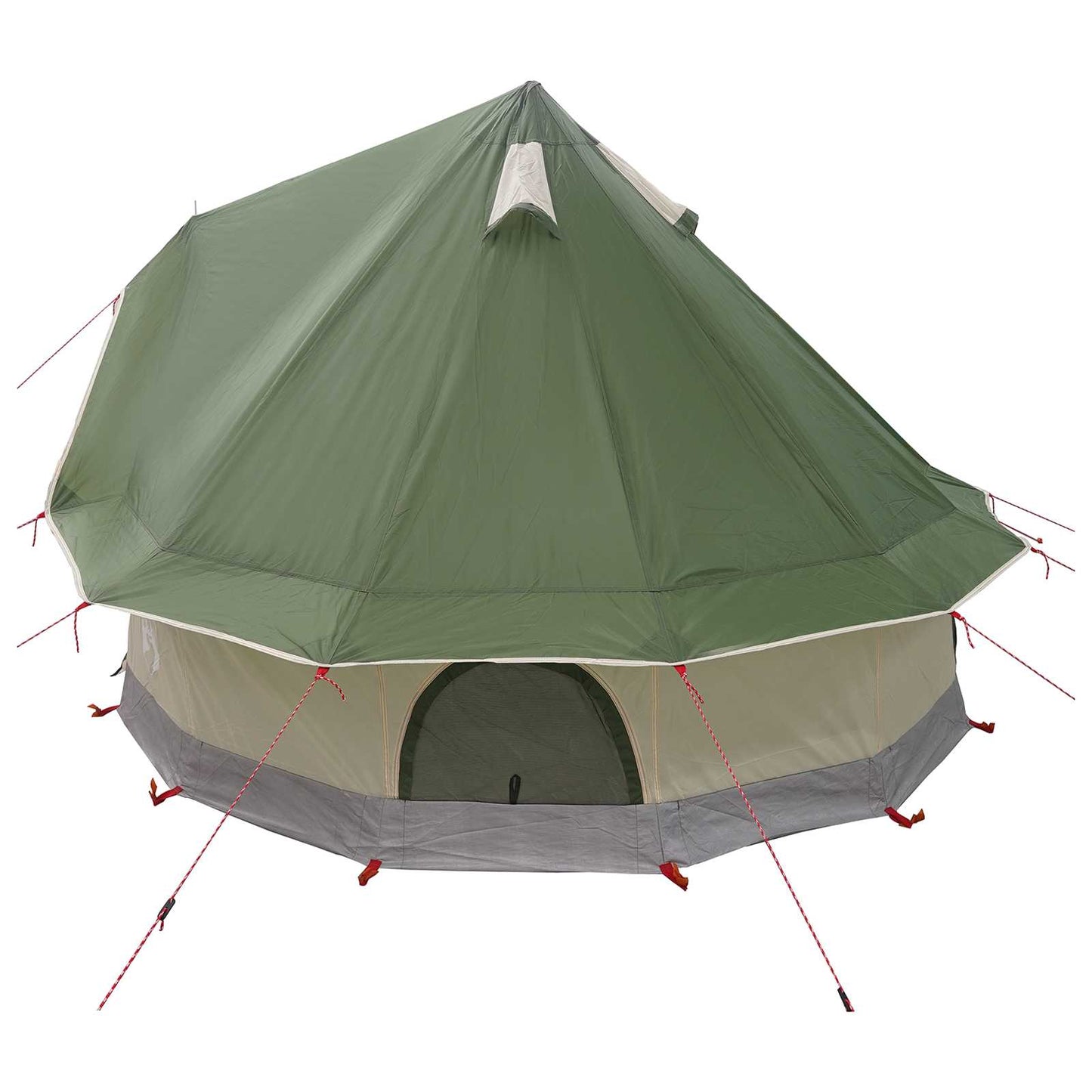 Tipi telt 4-personers Grøn Polyester og Stål