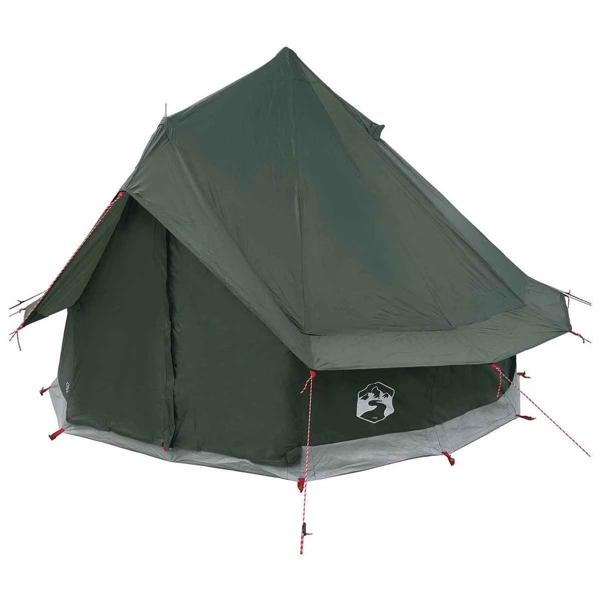 Tipi telt 4-personers Army Grøn Polyester og Stål