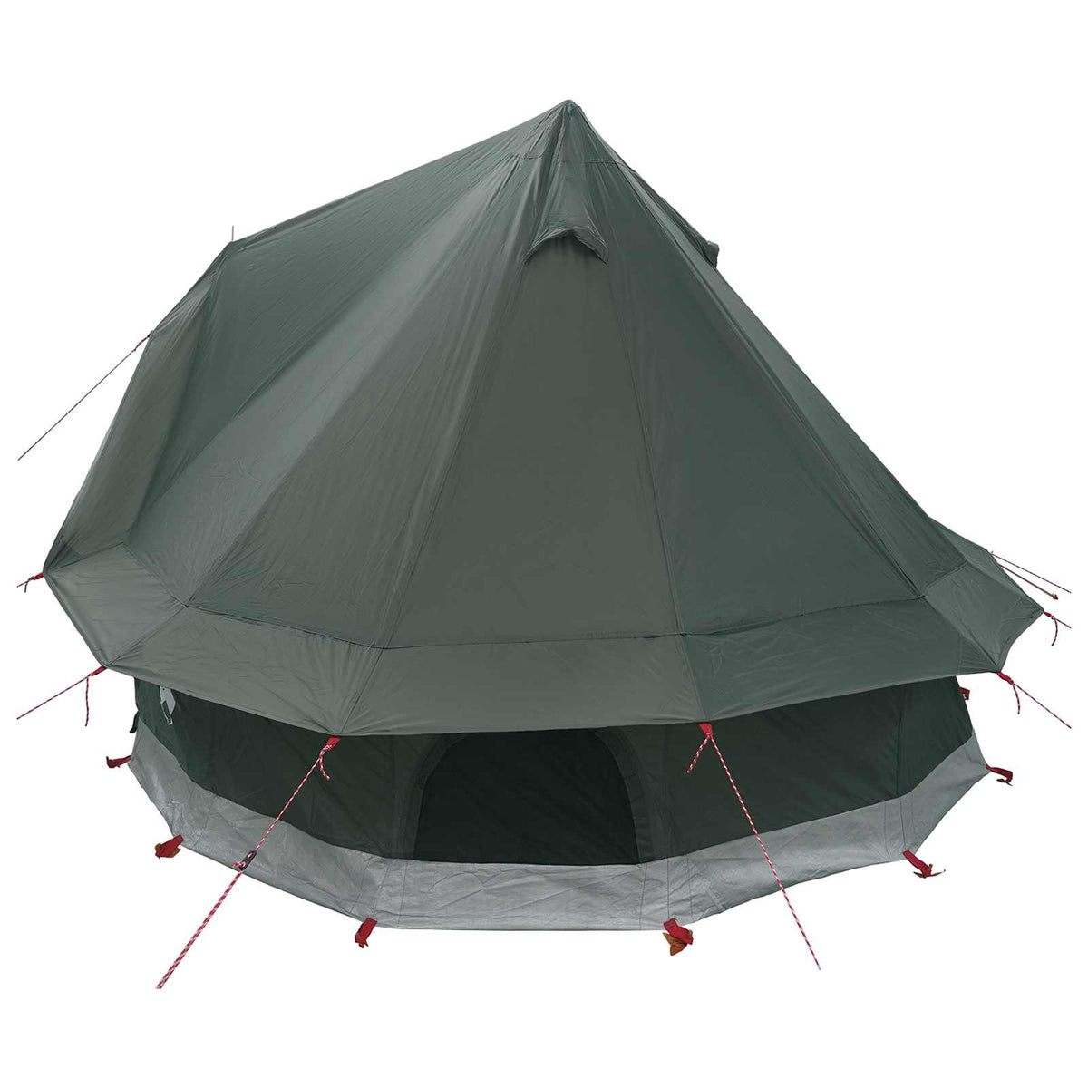 Tipi telt 4-personers Army Grøn Polyester og Stål