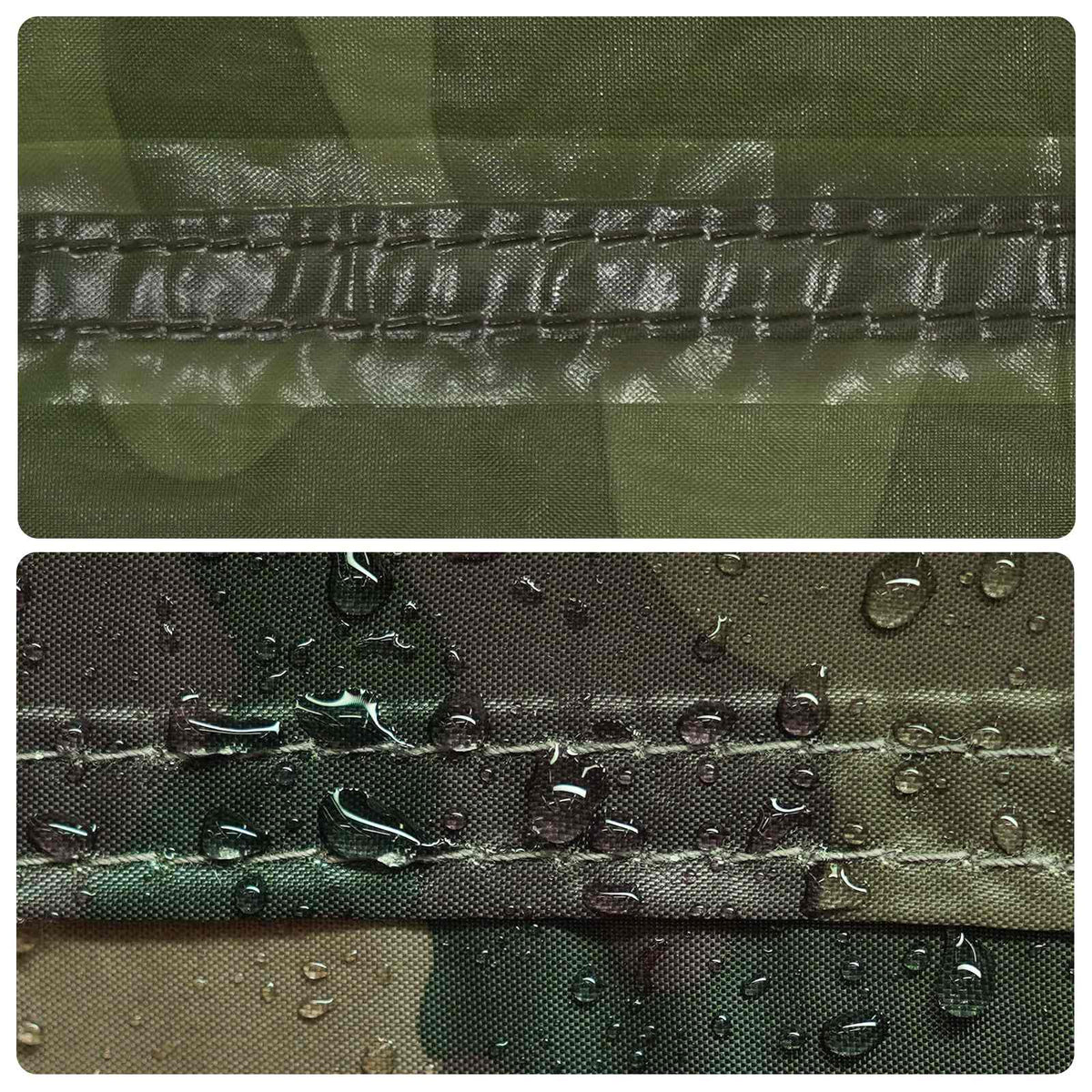 Jagttelt Camouflage 2-personers Polyester og Stål