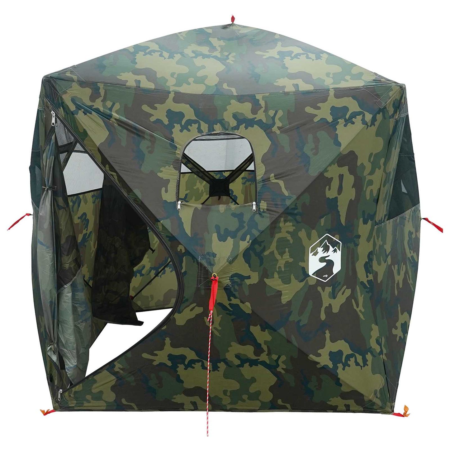 Jagttelt Camouflage 2-personers Polyester og Stål