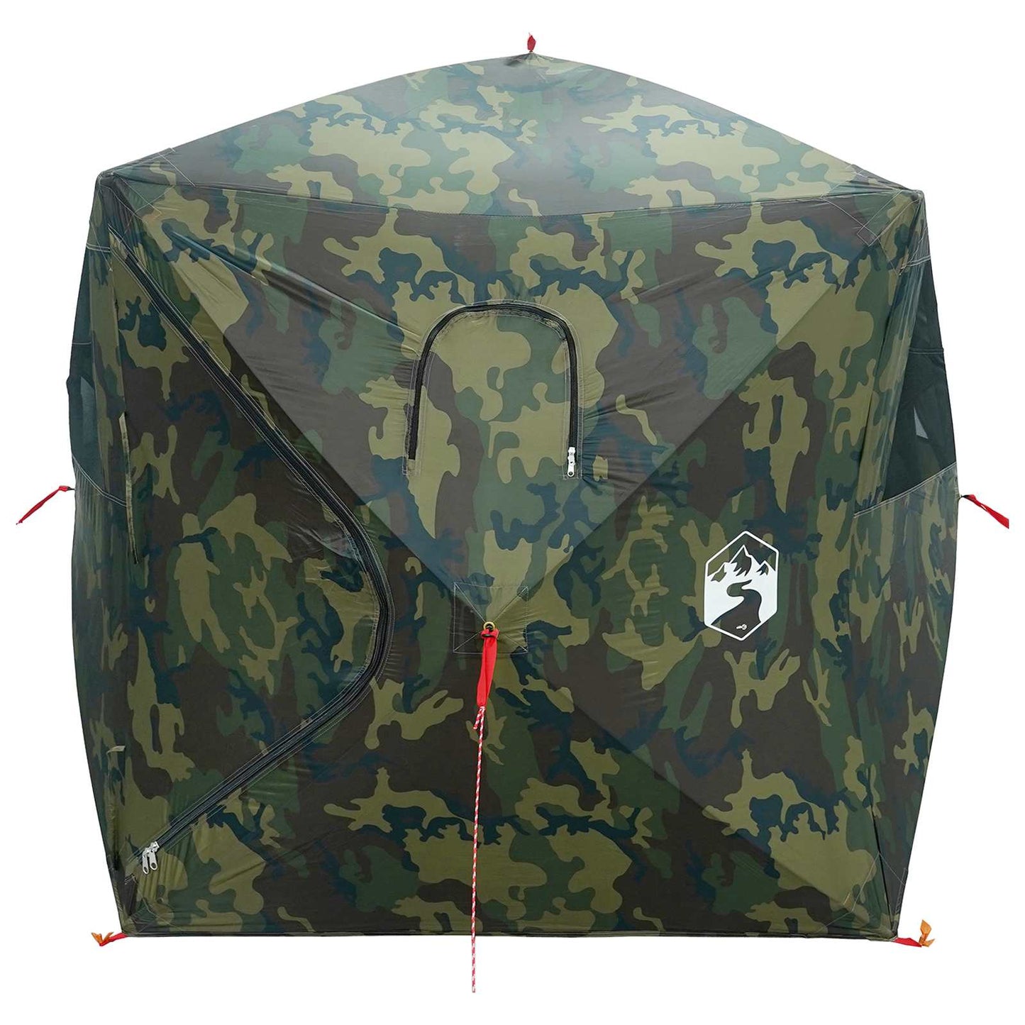 Jagttelt Camouflage 2-personers Polyester og Stål