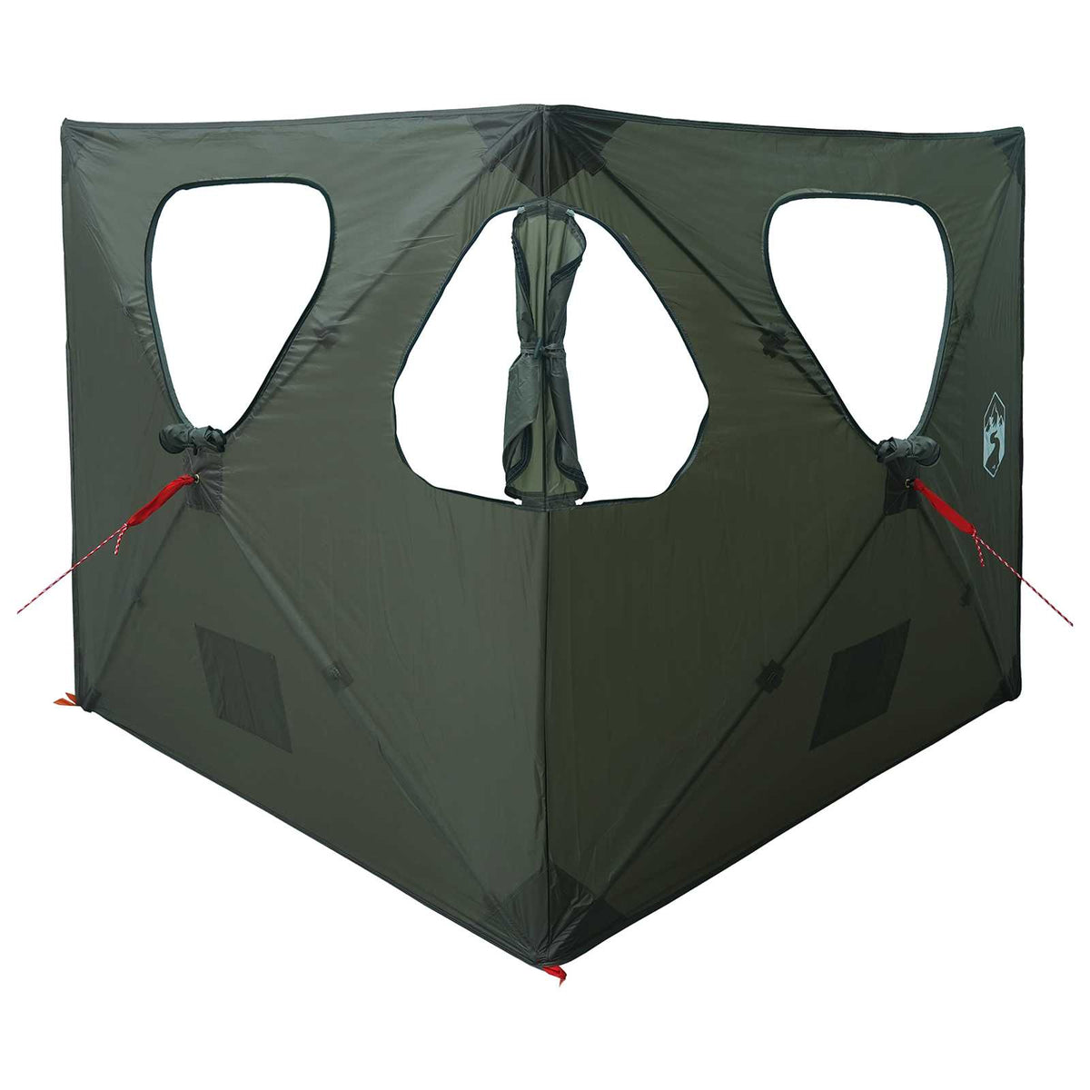 Jagttelt 145 x 145 x 150 cm Army Grøn Polyester og Stål
