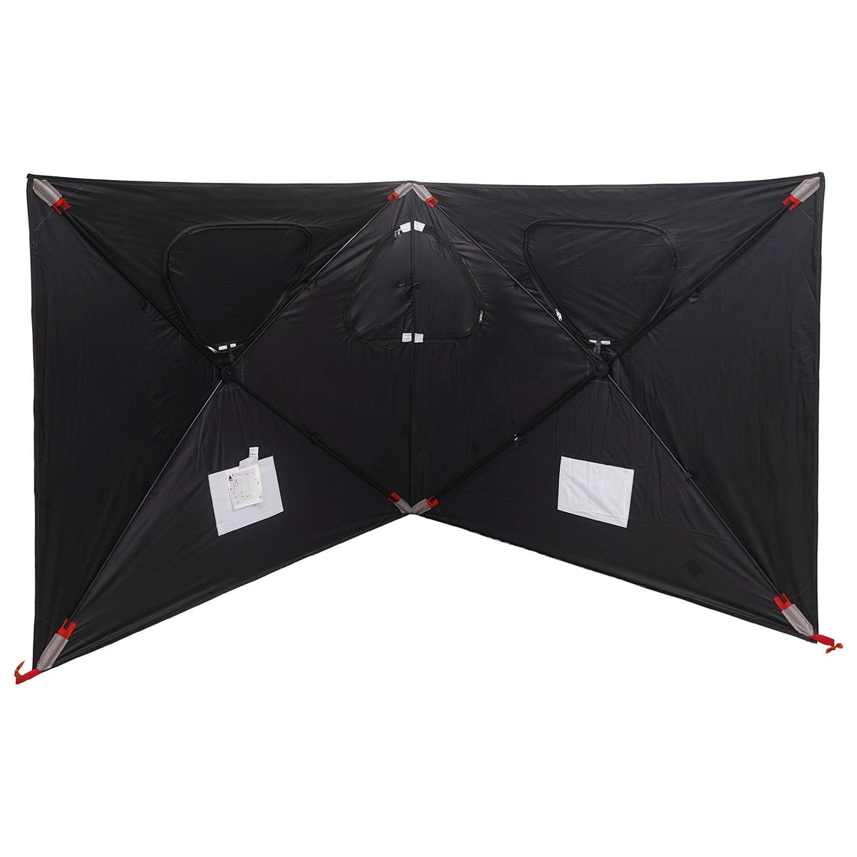 Jagttelt 145 x 145 x 150 cm Hvid Blackout Polyester og Stål