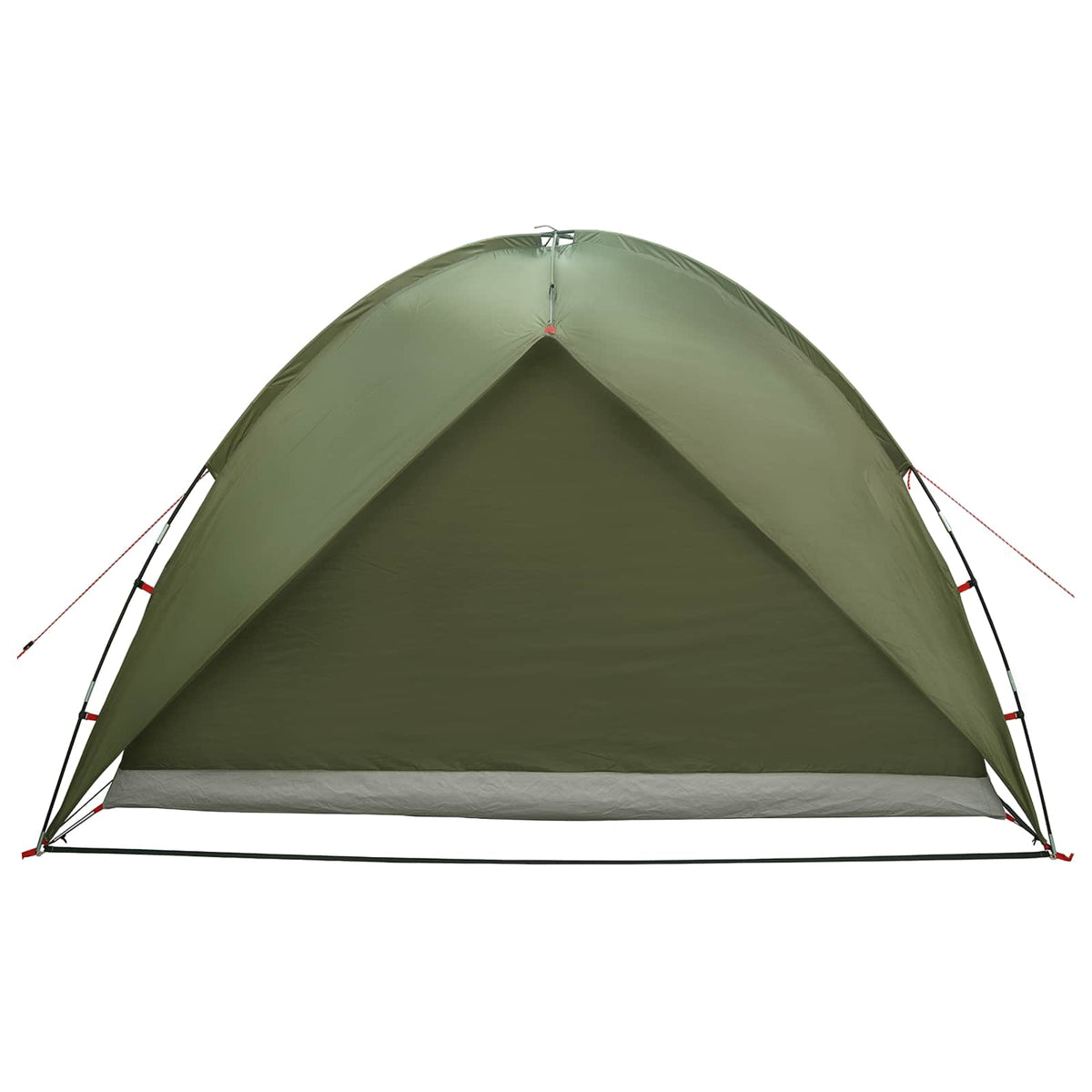 Camping telt med regnslag vandafvisende 4-personers Olivengrøn