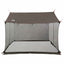 Camping tarp med mesh vægge 270 x 210 x 210 cm Brun Grå