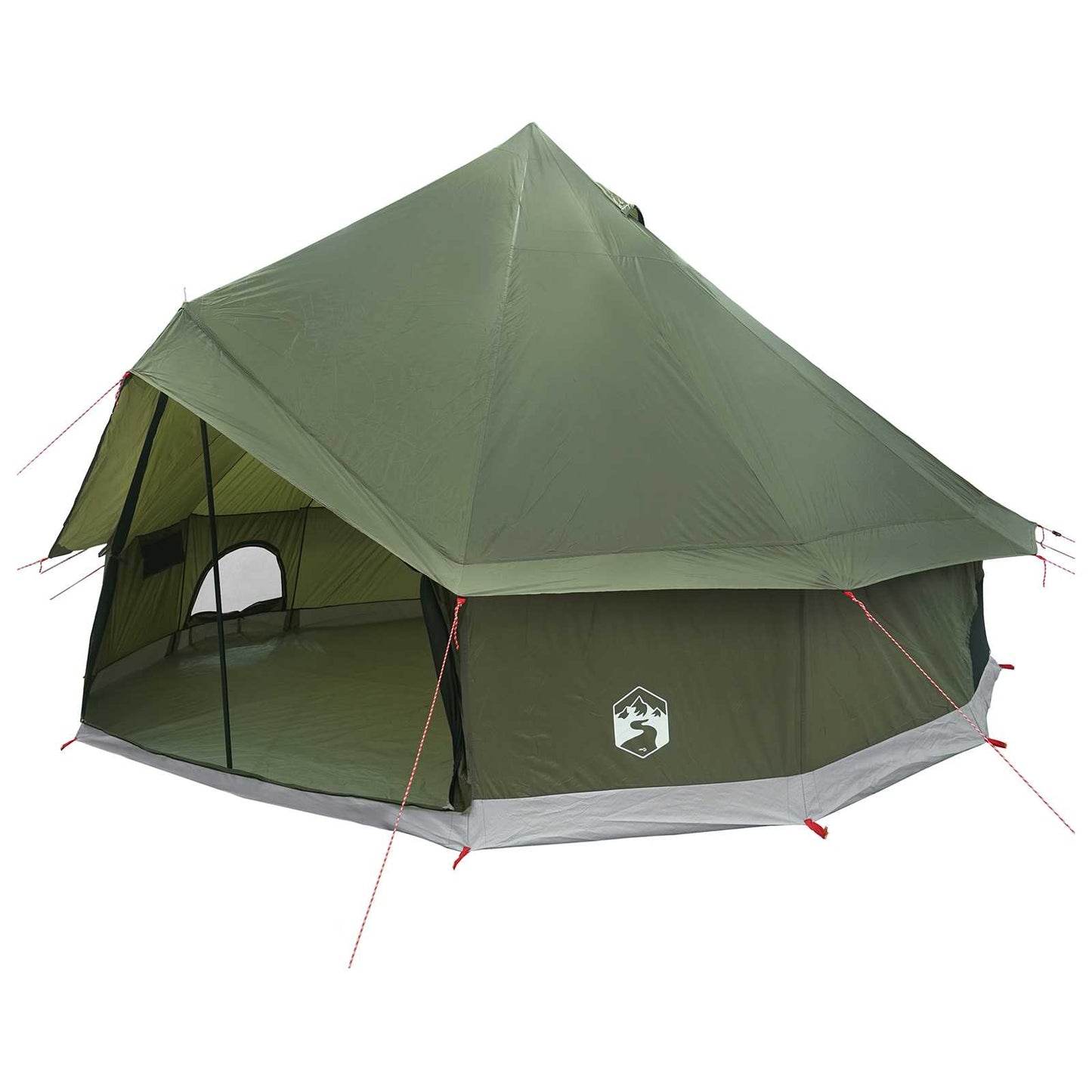 Tipi telt 6-personers Army Grøn Polyester og Stål