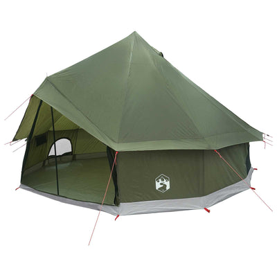 Tipi telt 6-personers Army Grøn Polyester og Stål